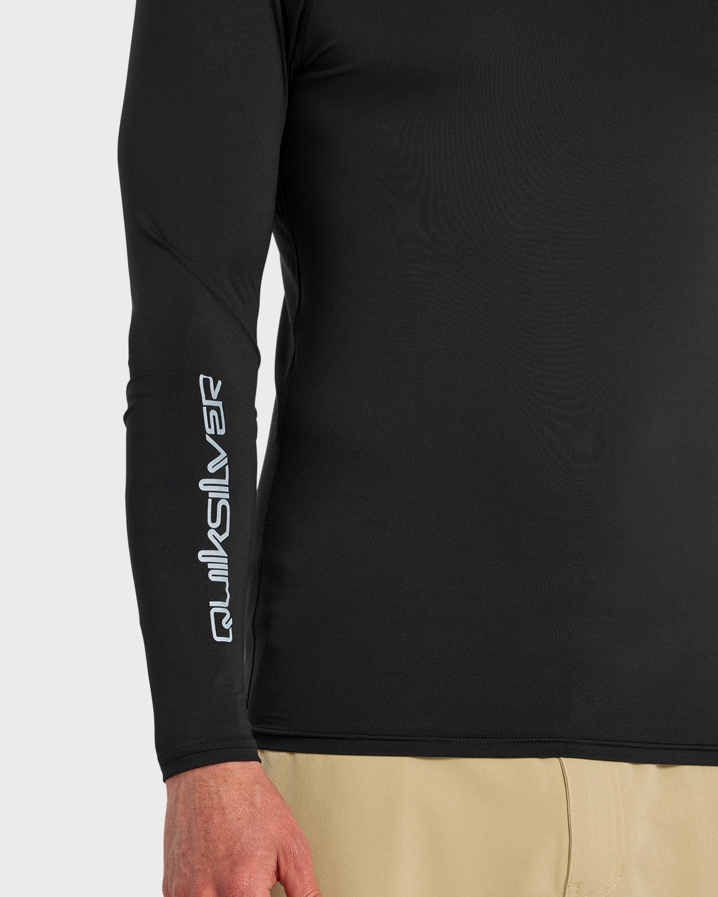 Everyday UPF 50 Long Sleeve Rashguard - Black Black Quick Silver