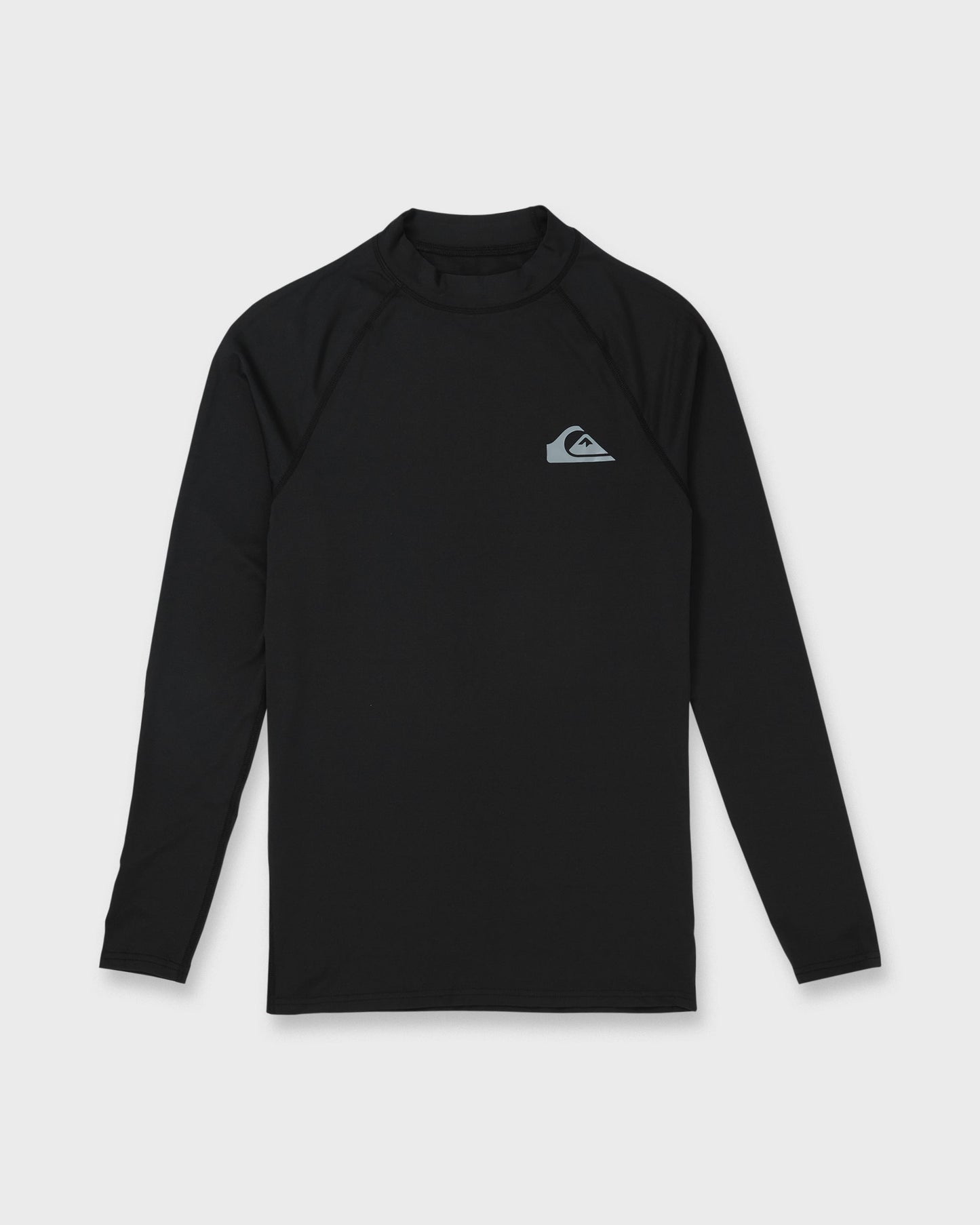 Everyday UPF 50 Long Sleeve Rashguard - Black Black Quick Silver