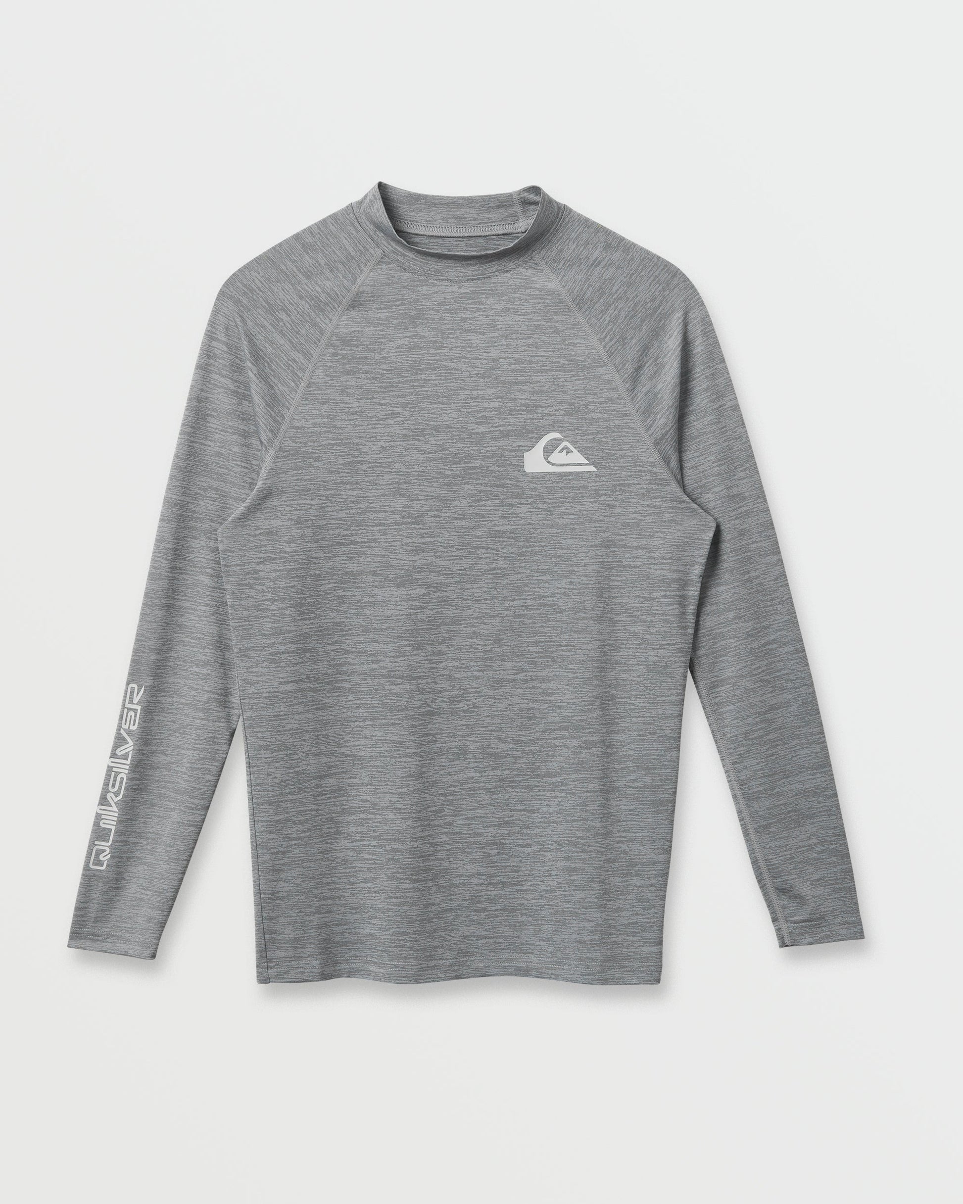 Everyday UPF 50 Long Sleeve Rashguard - Smoked Gray Heather Smoked Gray Heather Quick Silver