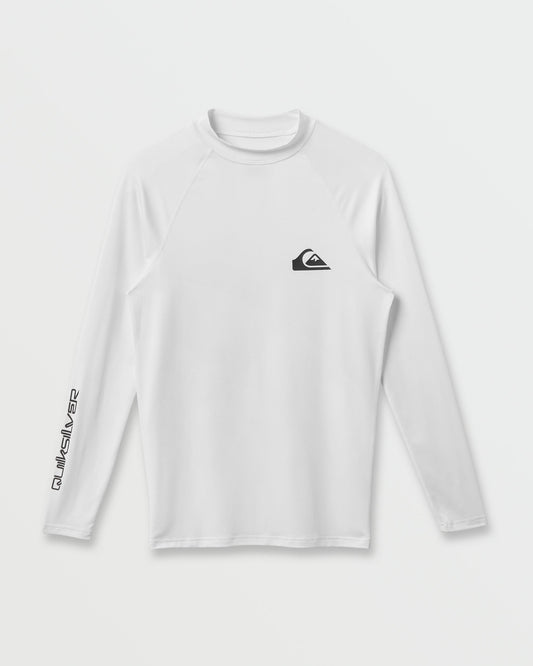 Everyday UPF 50 Long Sleeve Rashguard - White White Quick Silver