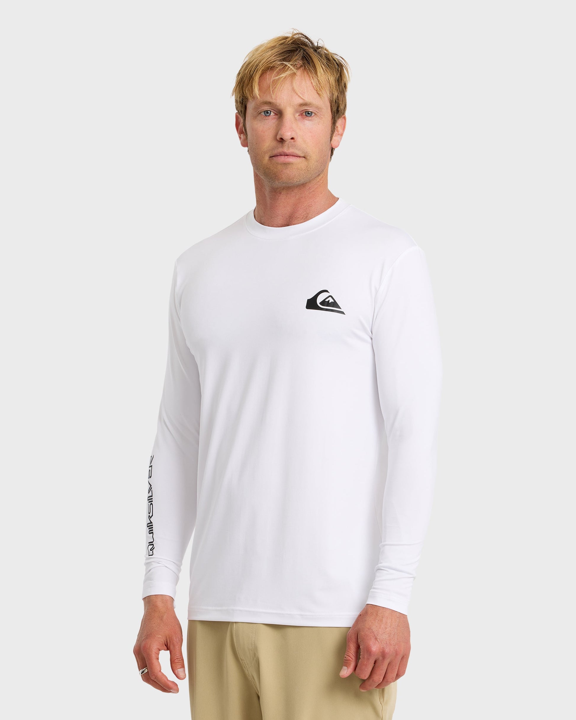 Everyday Long Sleeve Surf Tee - White White Quick Silver