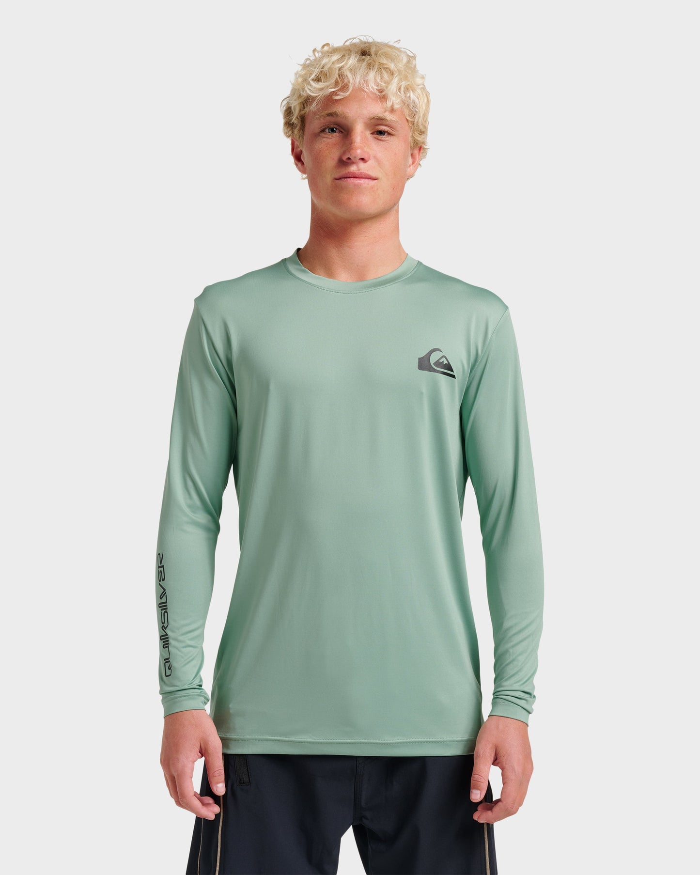 Everyday Long Sleeve Surf Tee - Granite Green Granite Green Quick Silver