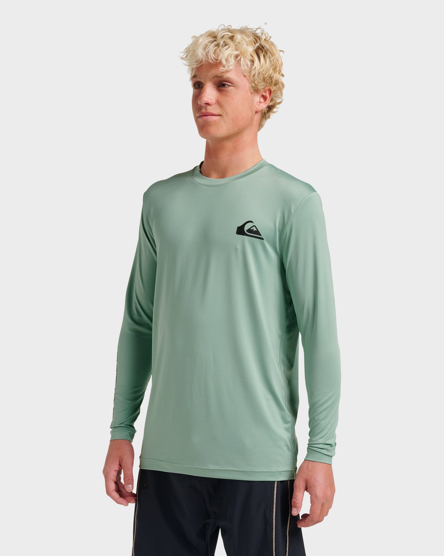 Everyday Long Sleeve Surf Tee - Granite Green Granite Green Quick Silver