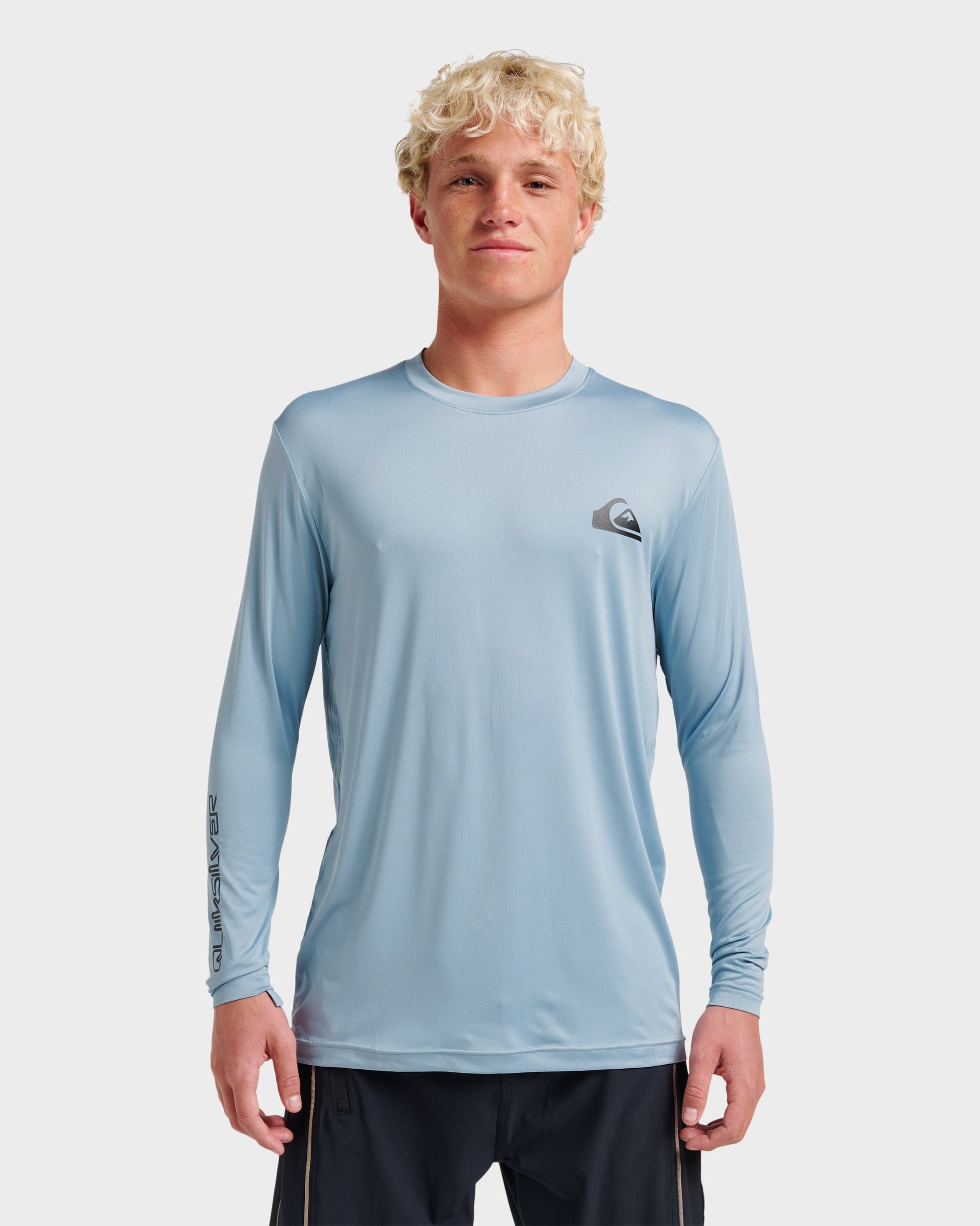 Everyday Long Sleeve Surf Tee - Ashley Blue Ashley Blue Quick Silver