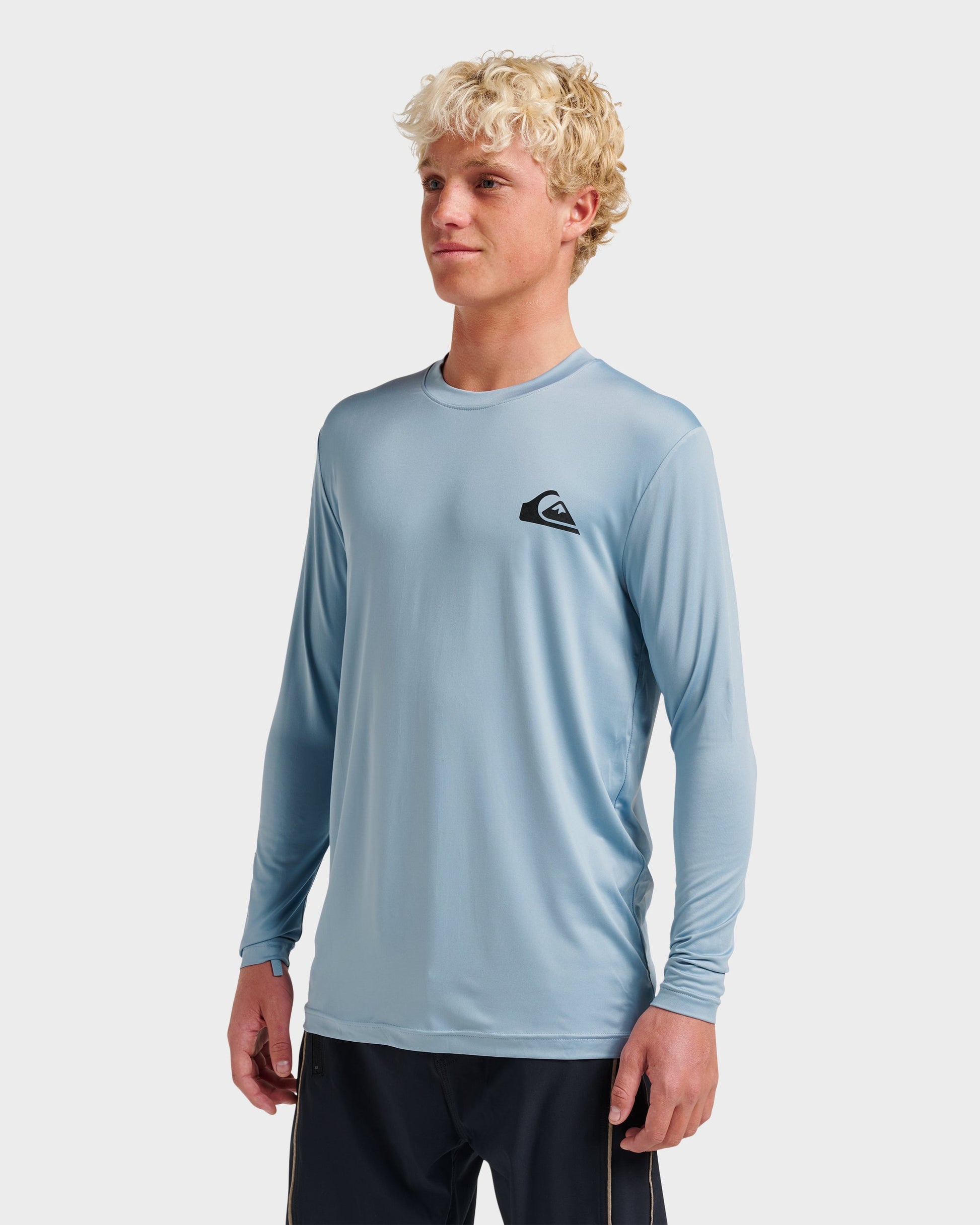 Everyday Long Sleeve Surf Tee - Ashley Blue Ashley Blue Quick Silver