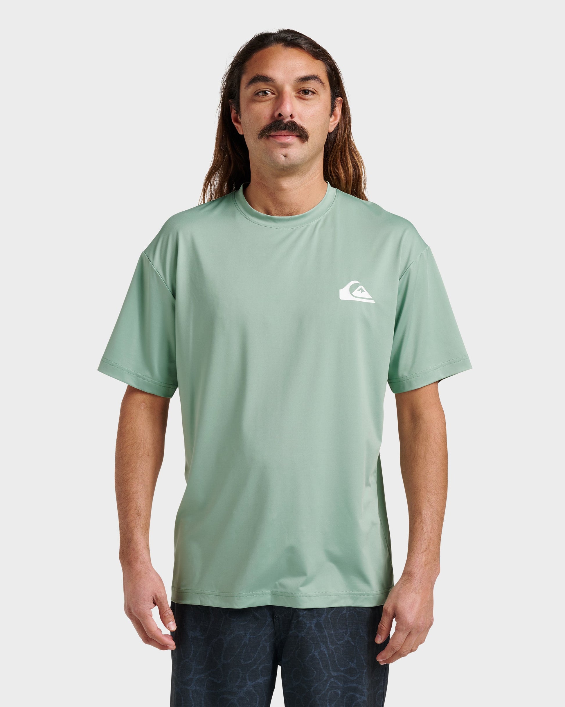 Everyday Short Sleeve Surf Tee - Granite Green Granite Green Quick Silver