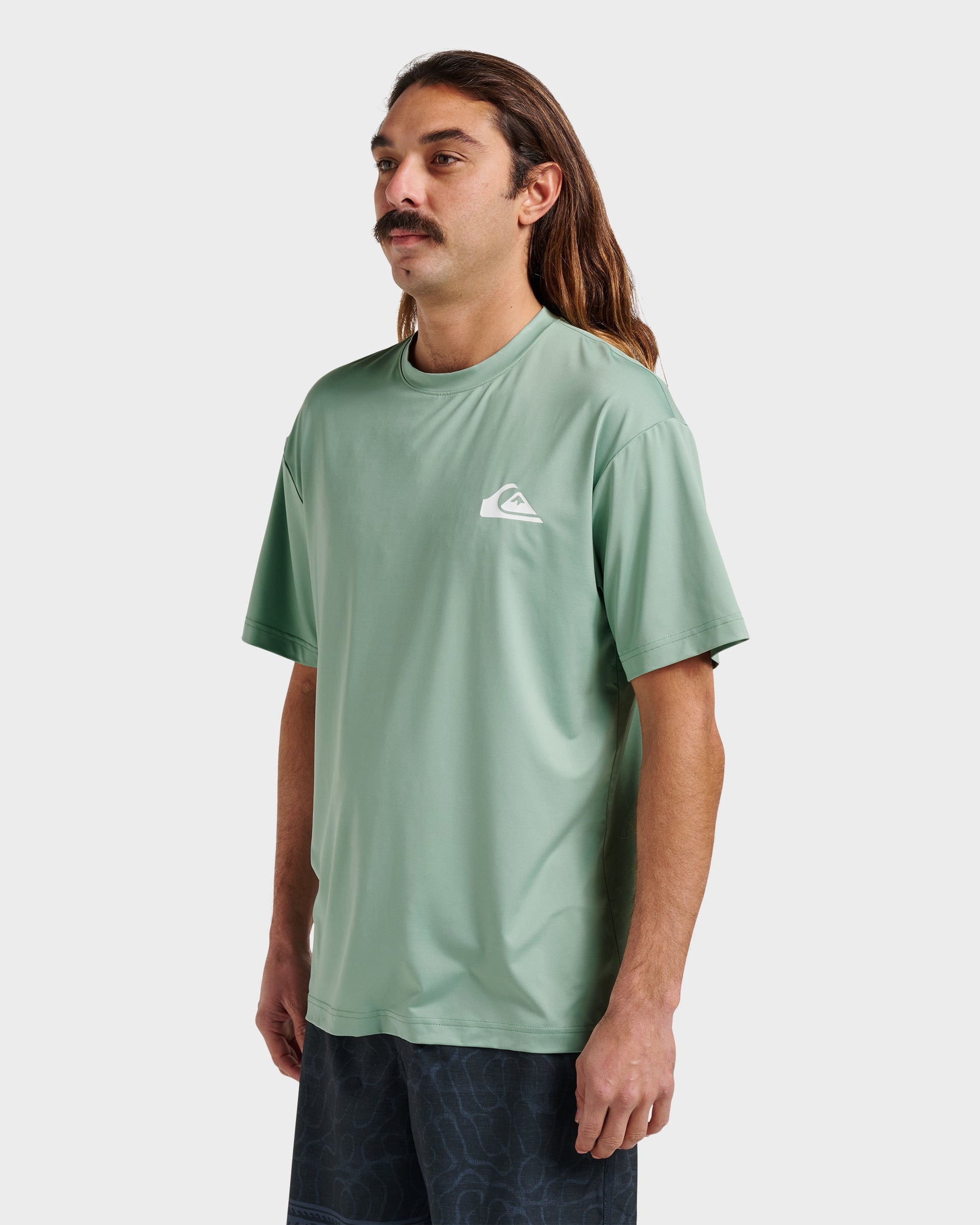 Everyday Short Sleeve Surf Tee - Granite Green Granite Green Quick Silver
