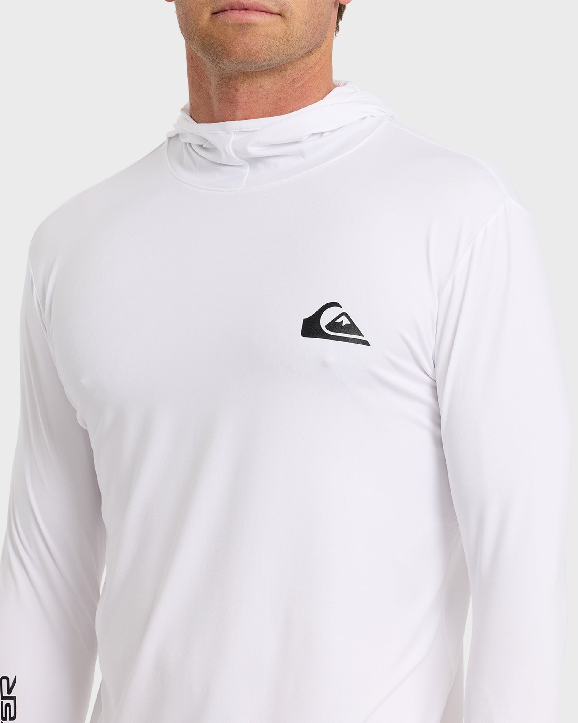 Everyday Hooded Surf Tee - White White Quick Silver