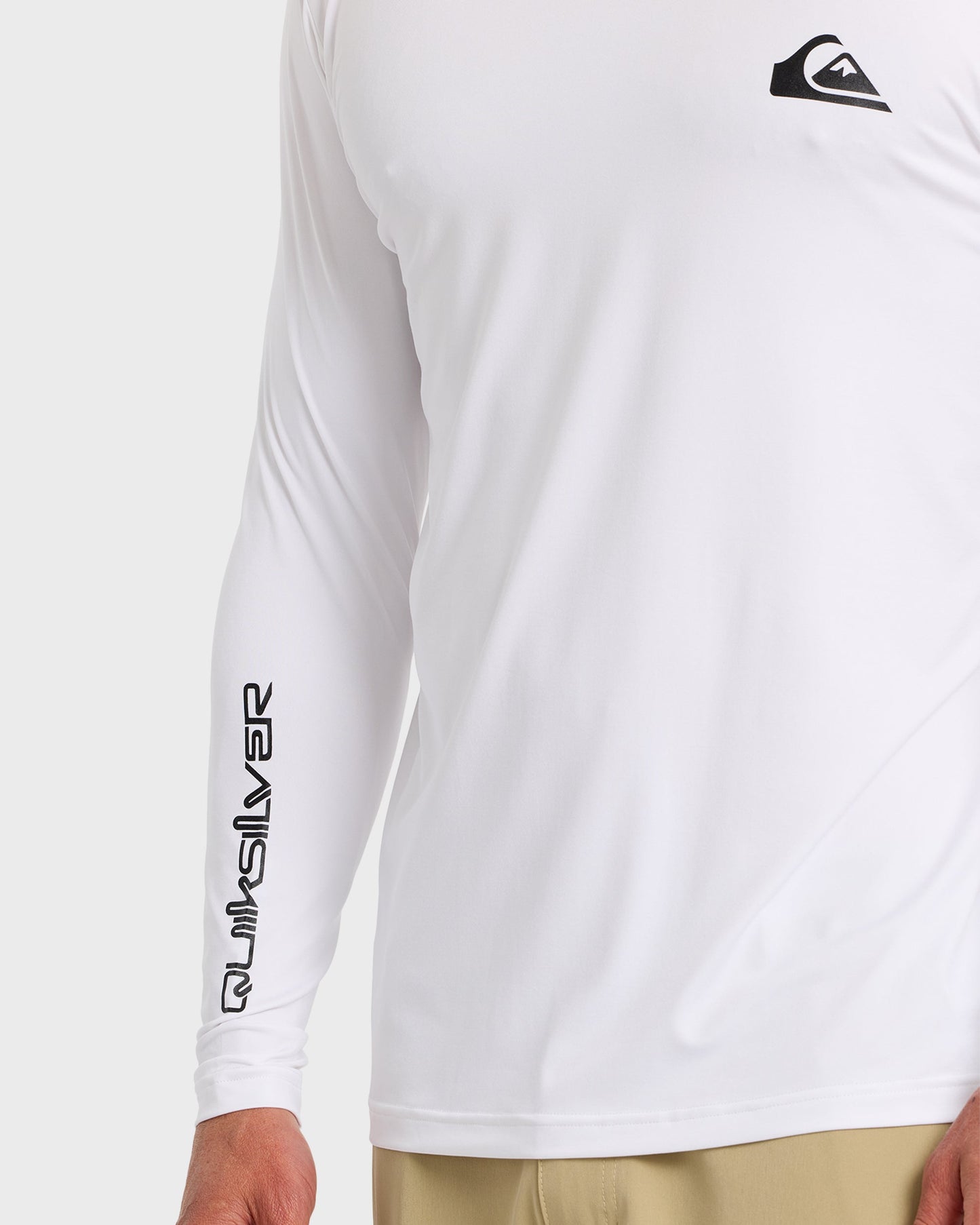 Everyday Hooded Surf Tee - White White Quick Silver