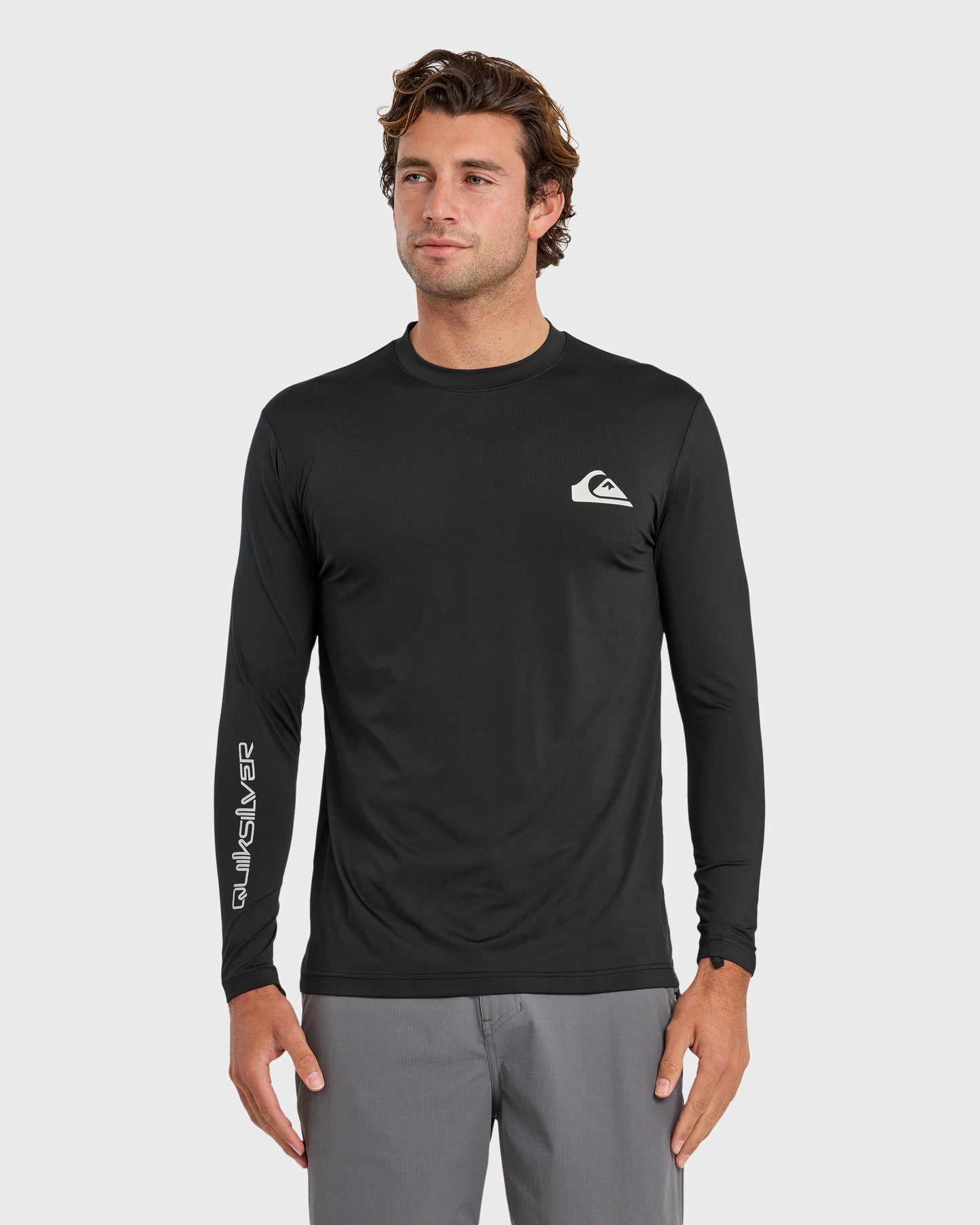 Everyday Long Sleeve Surf Tee - Black Black Quick Silver