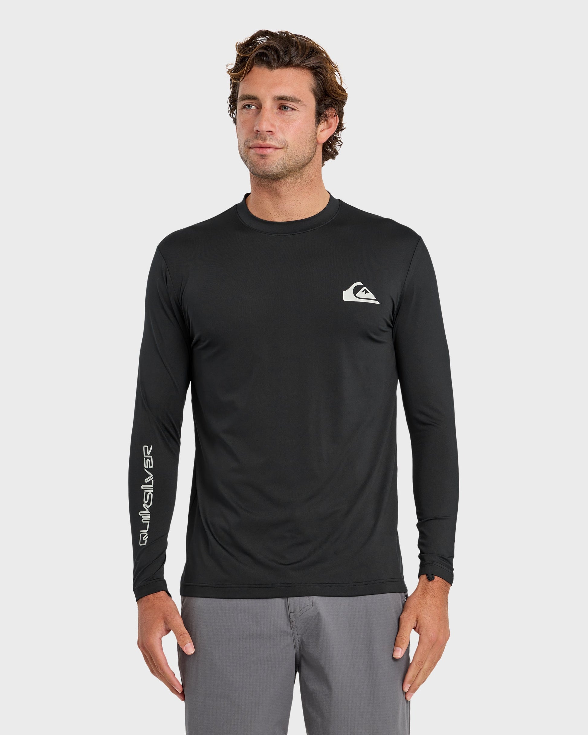 Everyday Long Sleeve Surf Tee - Black Black Quick Silver