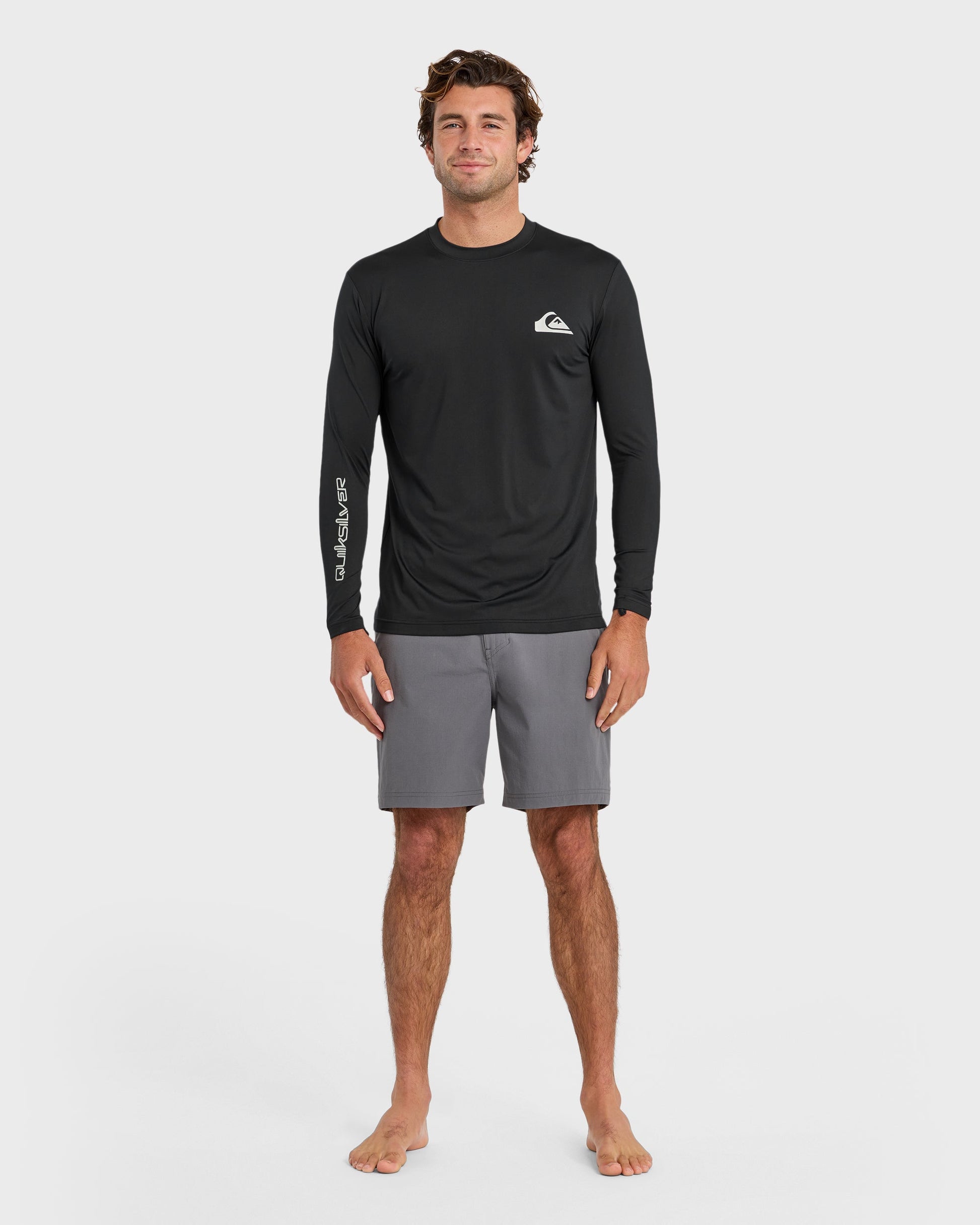 Everyday Long Sleeve Surf Tee - Black Black Quick Silver
