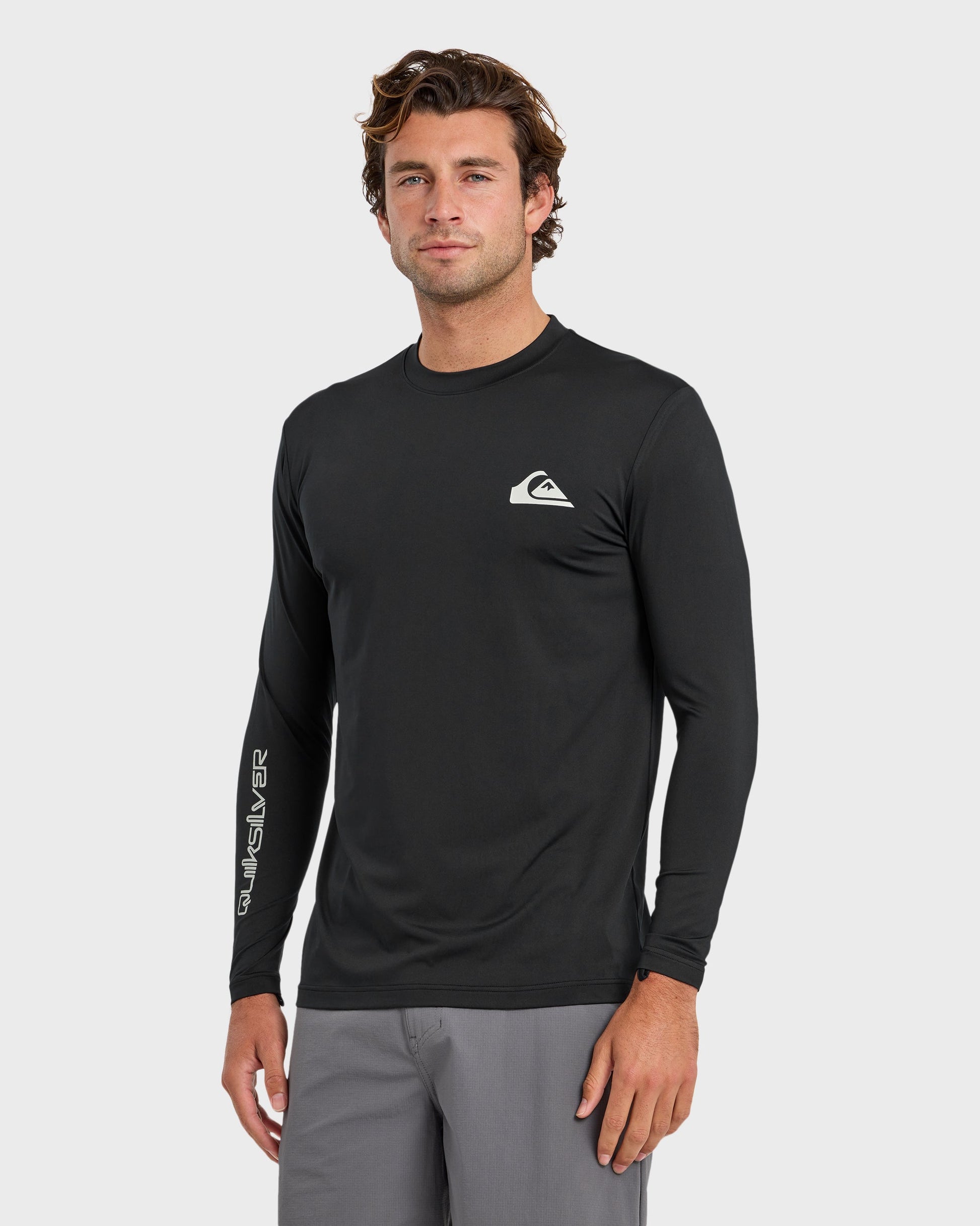 Everyday Long Sleeve Surf Tee - Black Black Quick Silver