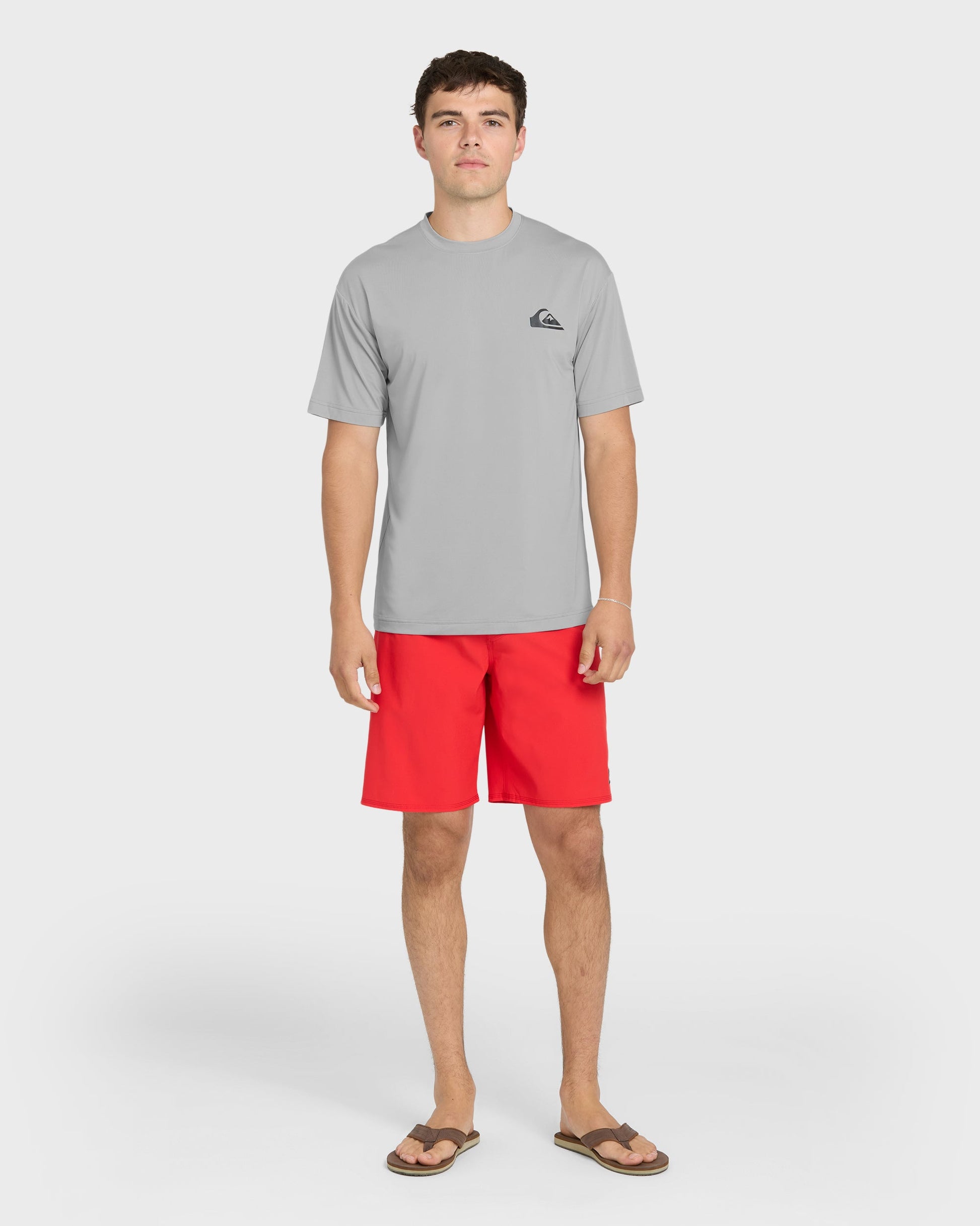 Everyday Short Sleeve Surf Tee - Smokedgray Smokedgray Quick Silver