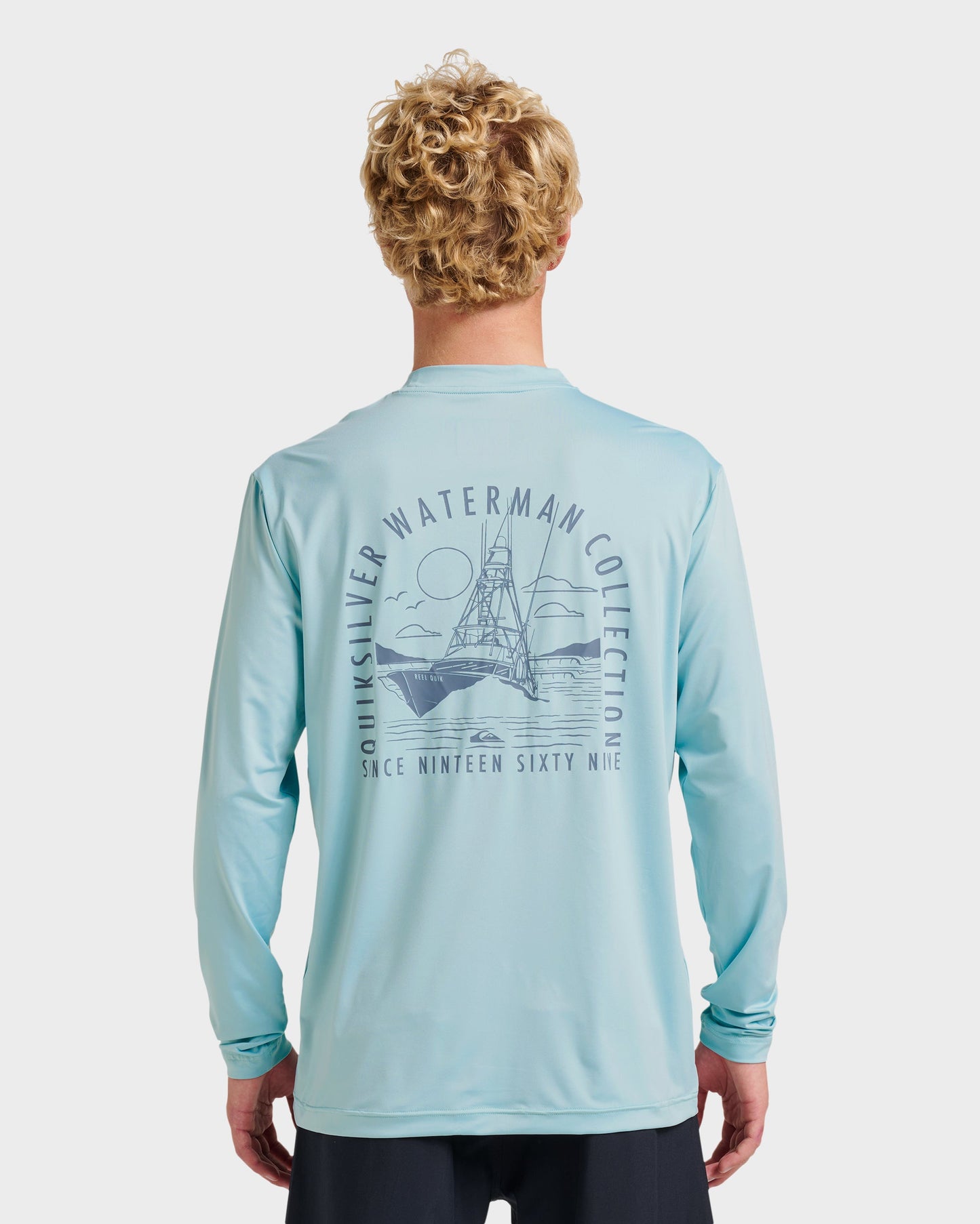 Waterman Coolbreeze Long Sleeve Surf Tee - Sterling Blue Sterling Blue Quick Silver