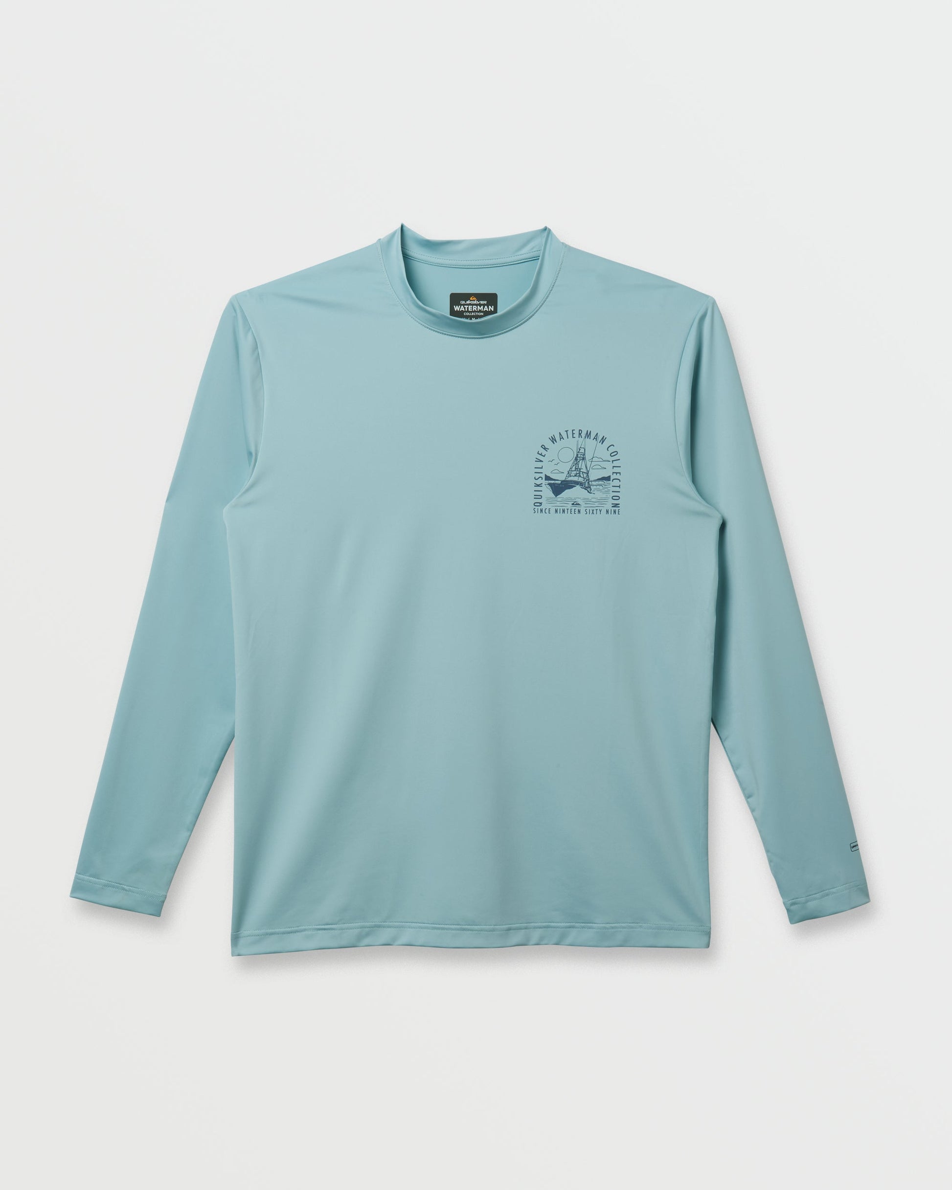 Waterman Coolbreeze Long Sleeve Surf Tee - Sterling Blue Sterling Blue Quick Silver