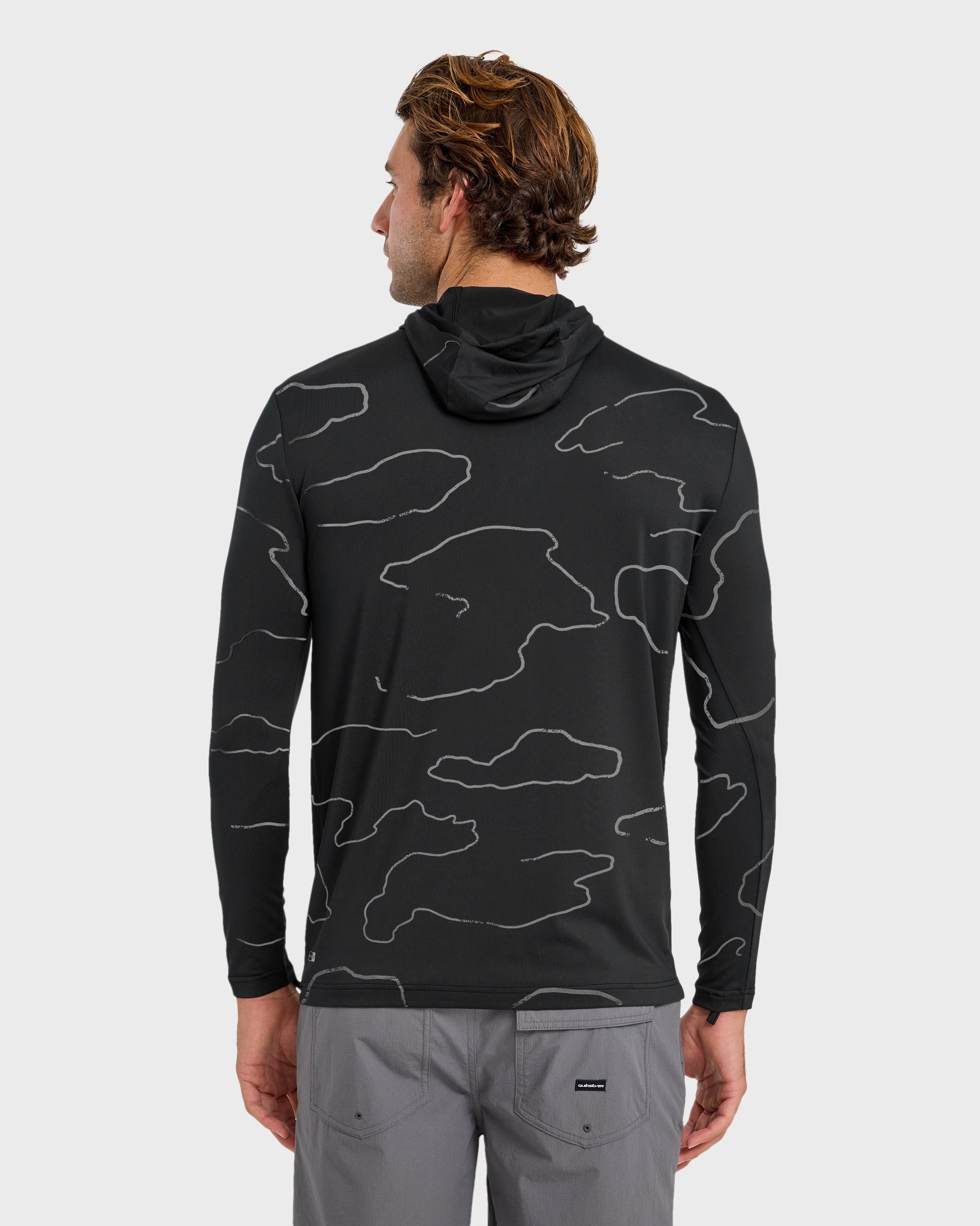 Everyday Hooded Surf Tee - Black Black Quick Silver