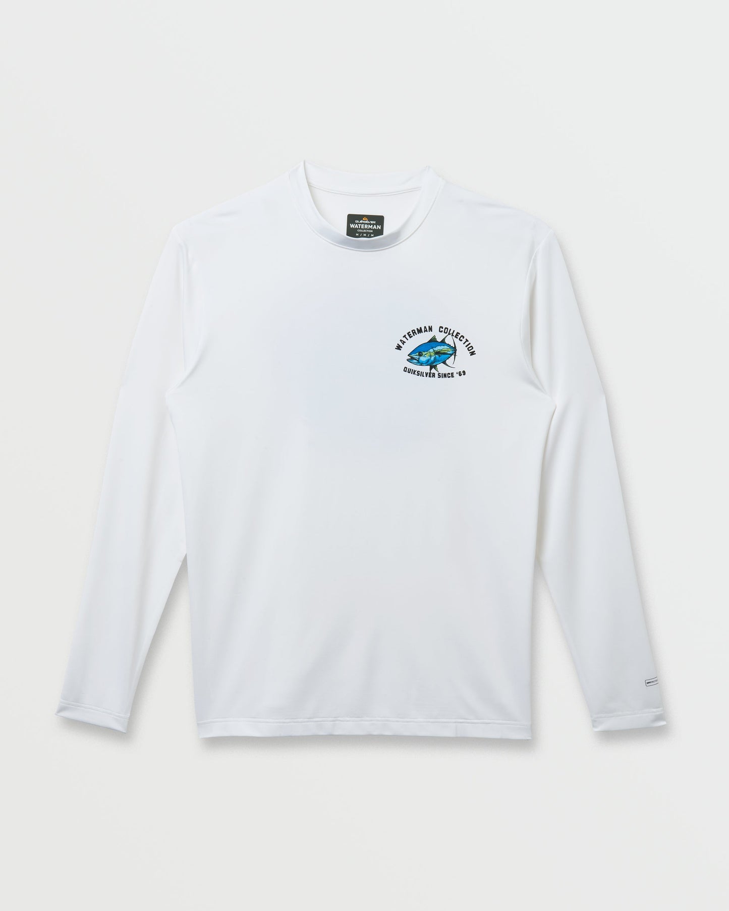 Waterman Coolbreeze Long Sleeve Surf Tee - White White Quick Silver