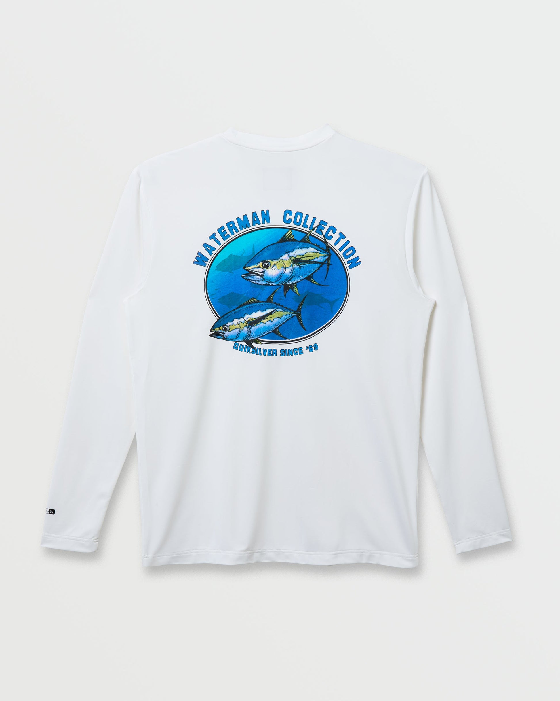 Waterman Coolbreeze Long Sleeve Surf Tee - White White Quick Silver