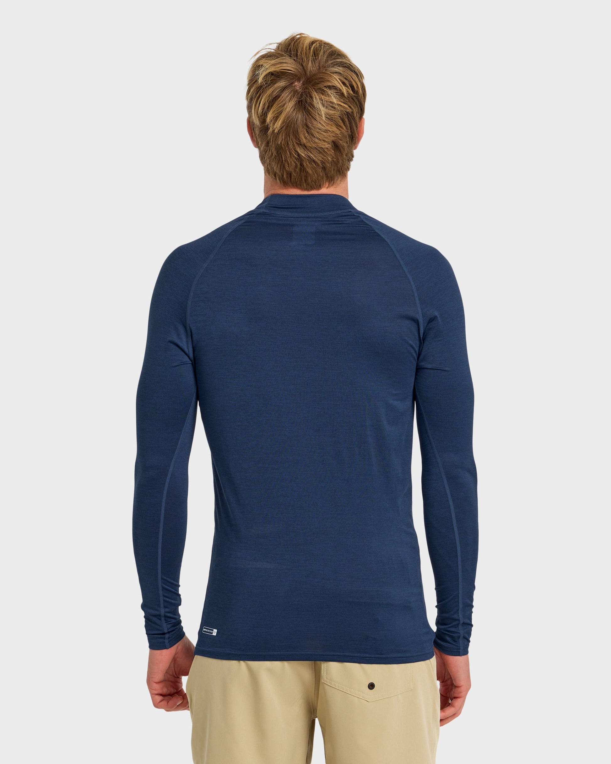 Everyday UPF 50 Long Sleeve Rashguard - Navy Heather Navy Heather Quick Silver