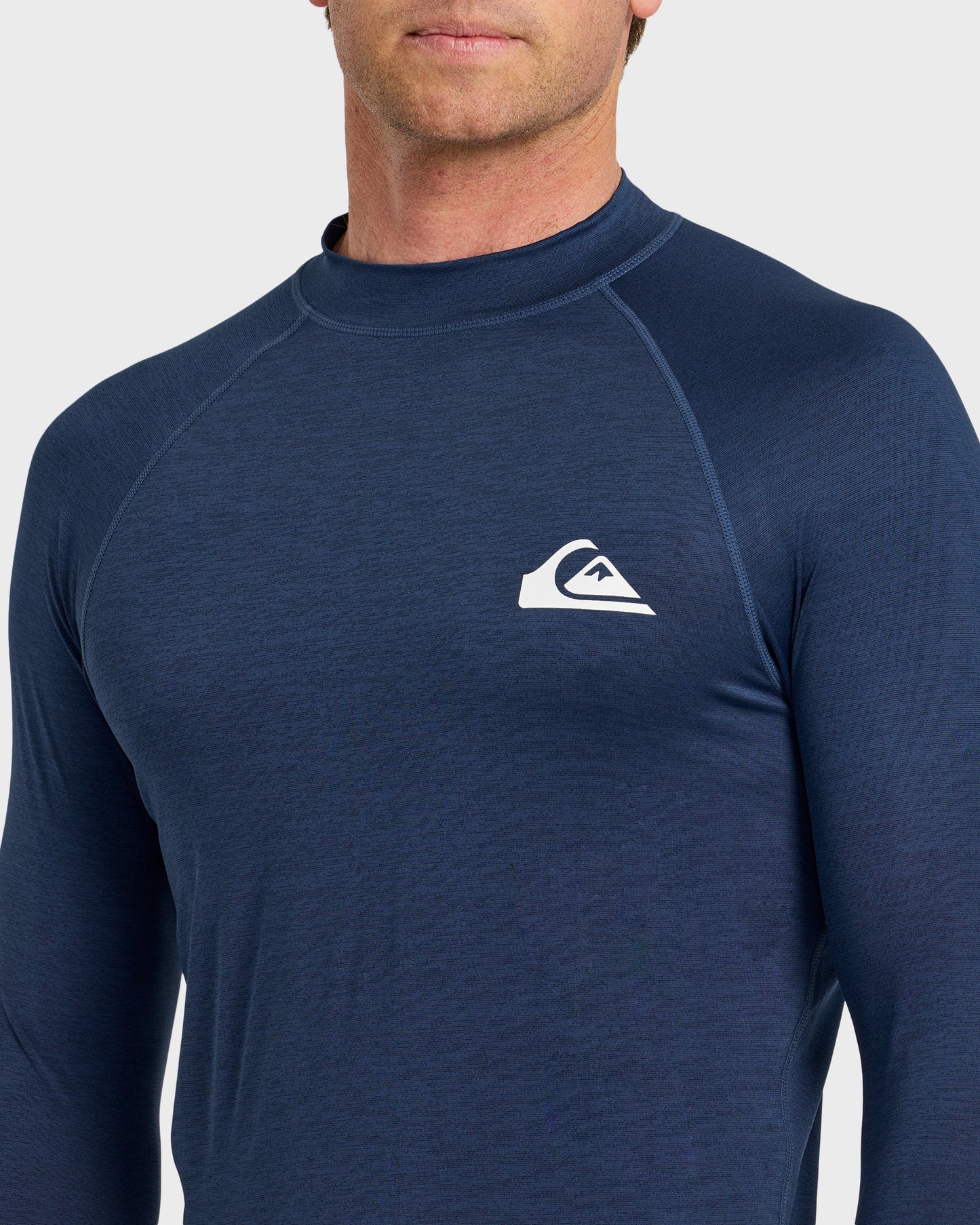 Everyday UPF 50 Long Sleeve Rashguard - Navy Heather Navy Heather Quick Silver