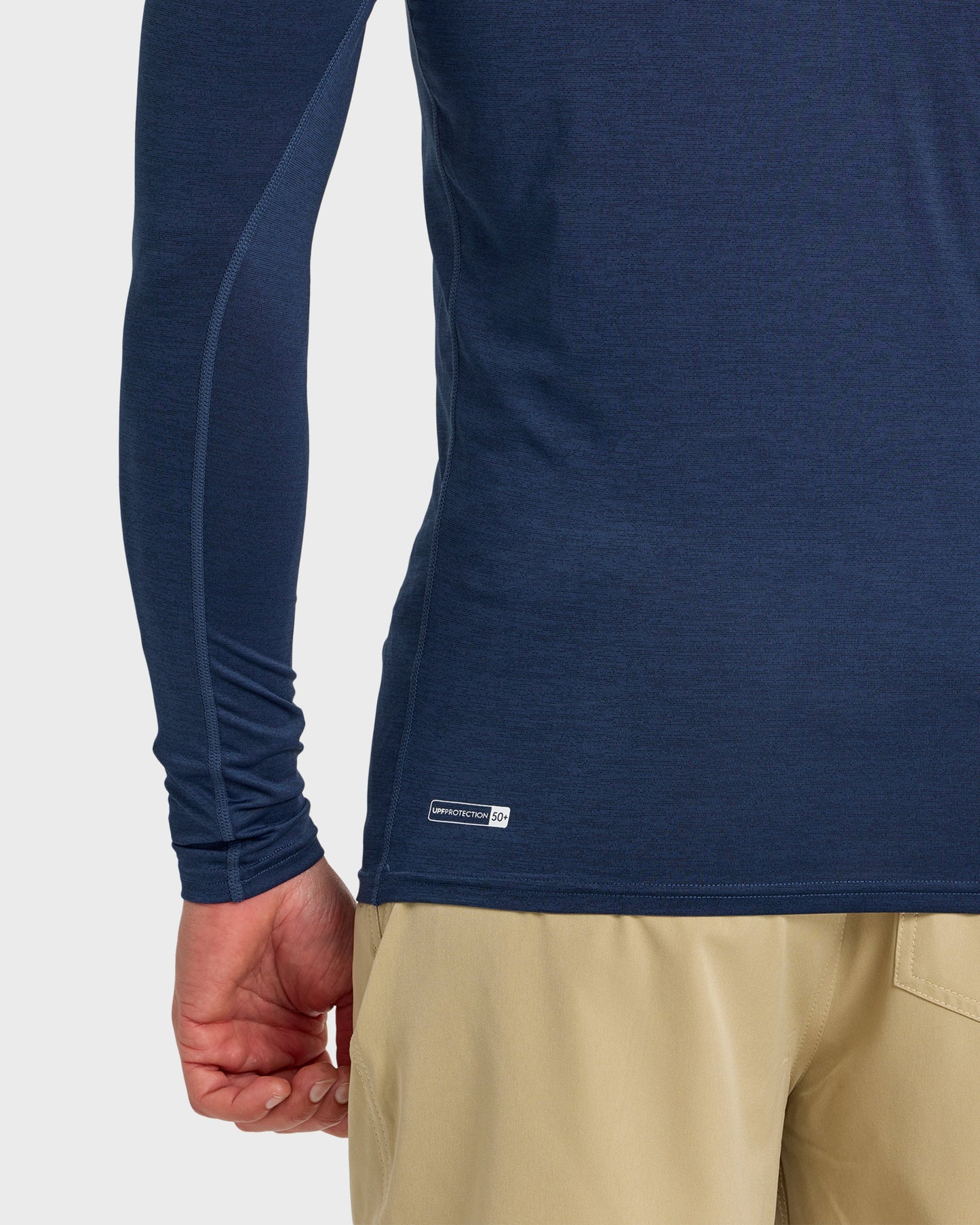 Everyday UPF 50 Long Sleeve Rashguard - Navy Heather Navy Heather Quick Silver