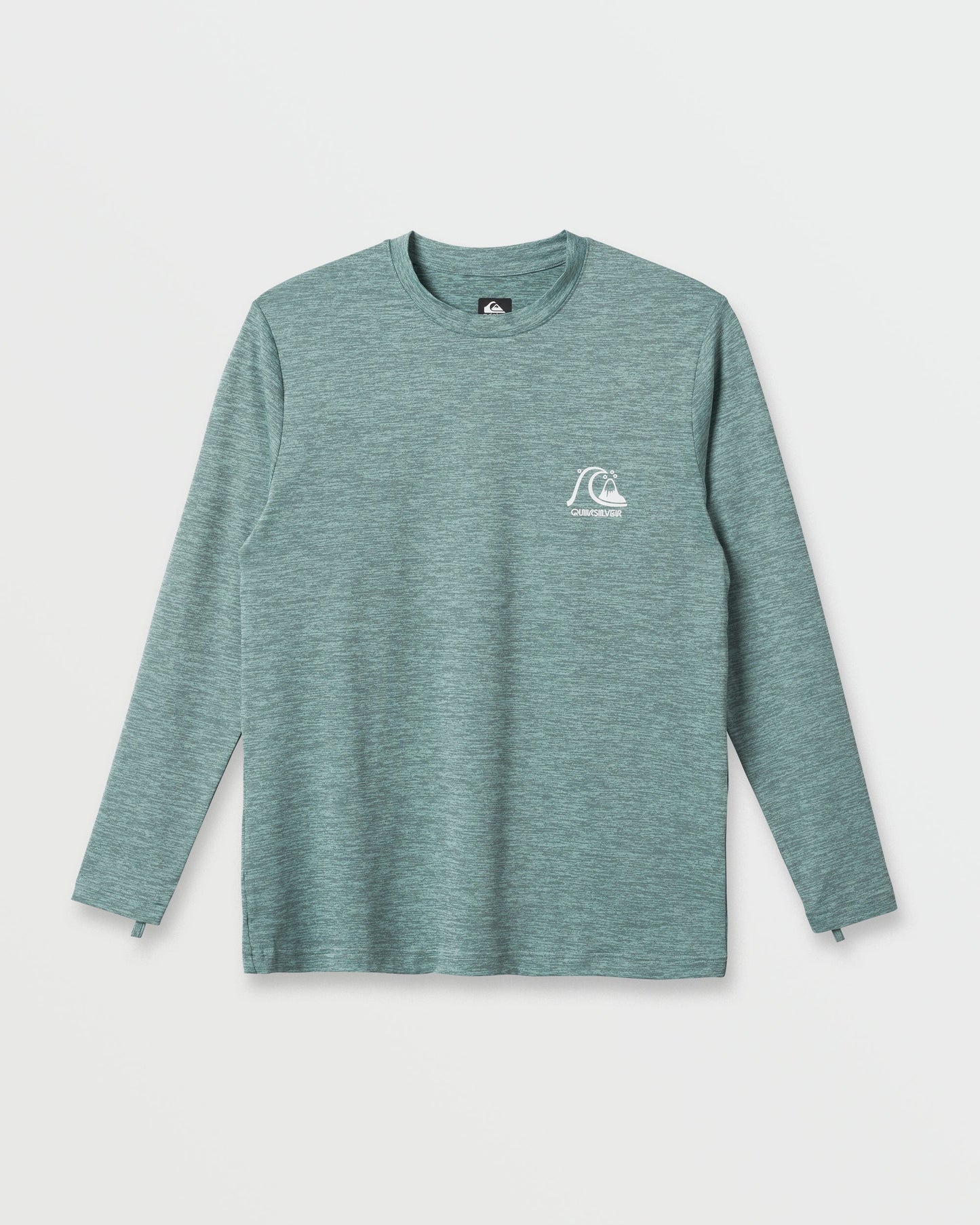 DNA Logo Surf Long Sleeve Surf Tee - Jade Heather Jade Heather Quick Silver