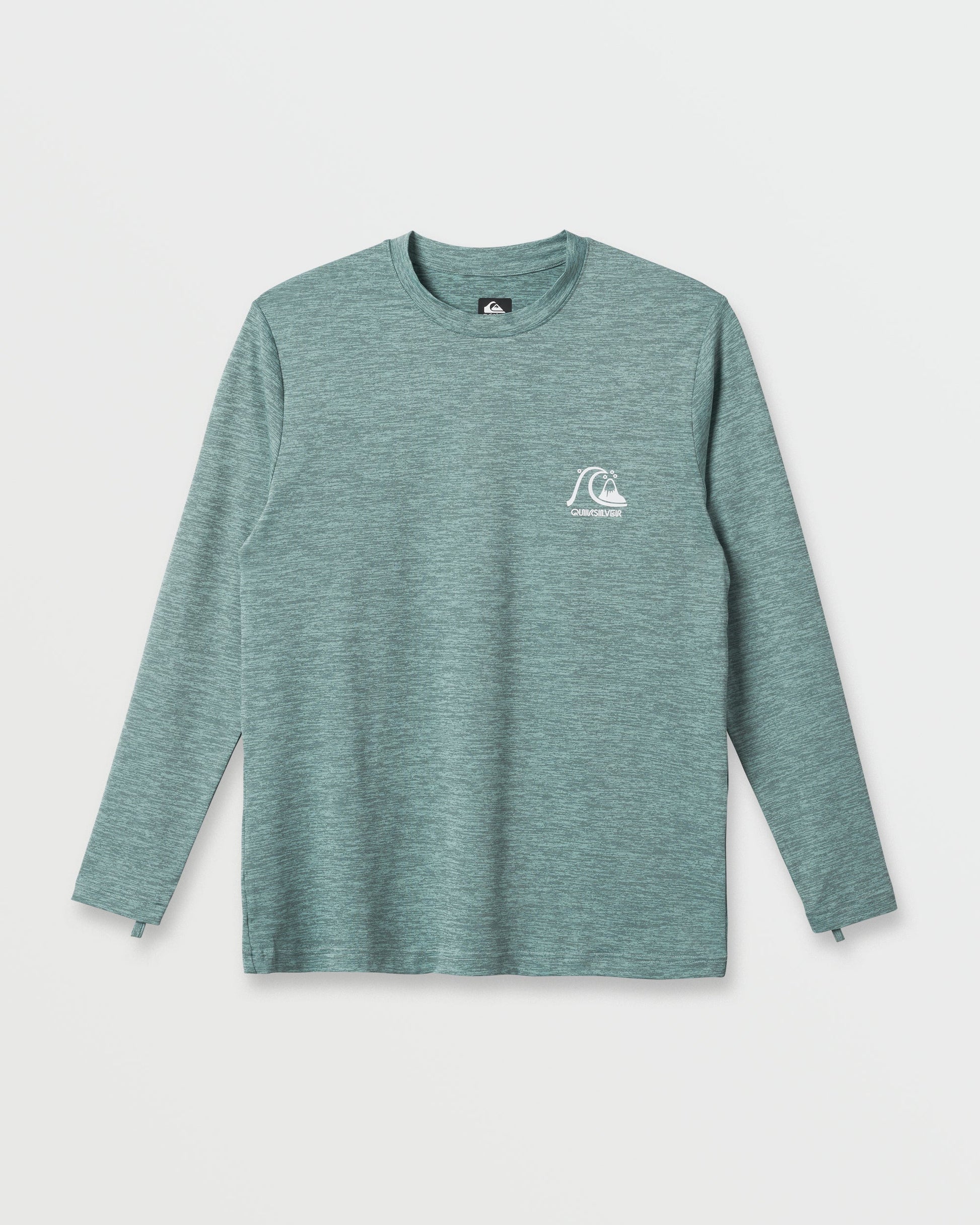 DNA Logo Surf Long Sleeve Surf Tee - Jade Heather Jade Heather Quick Silver