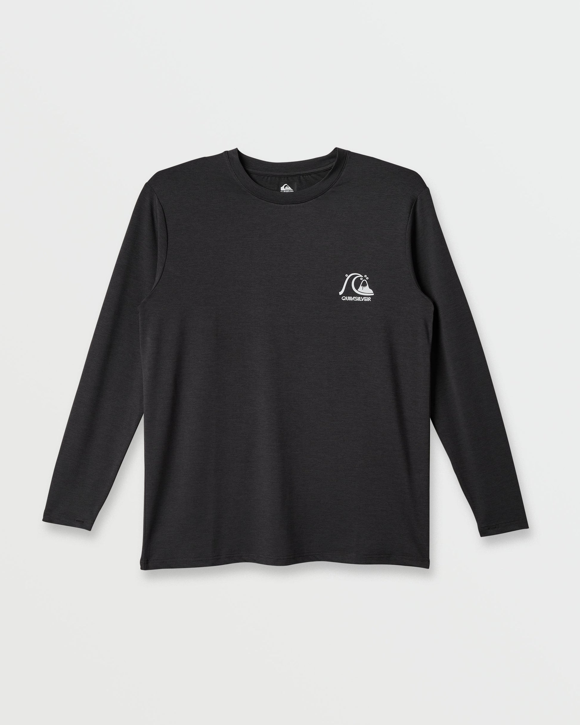 DNA Logo Surf Long Sleeve Surf Tee - Phantom Heather Phantom Heather Quick Silver