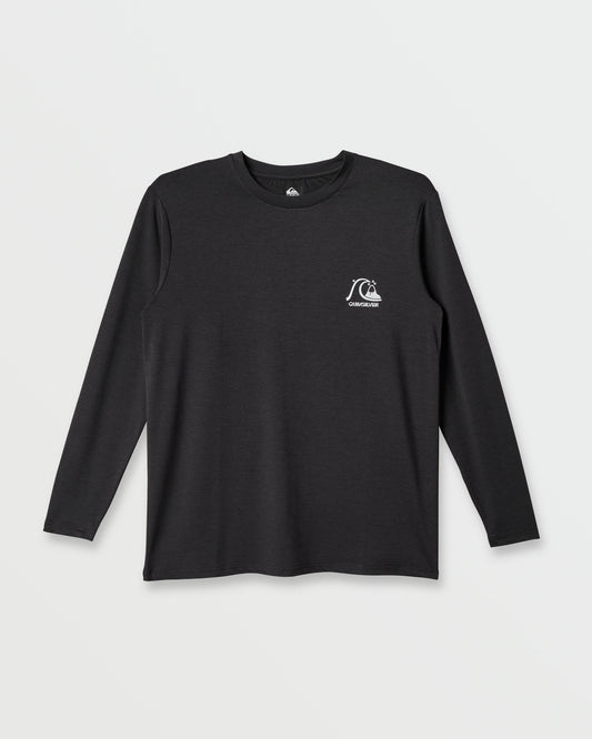 DNA Logo Surf Long Sleeve Surf Tee - Phantom Heather Phantom Heather Quick Silver