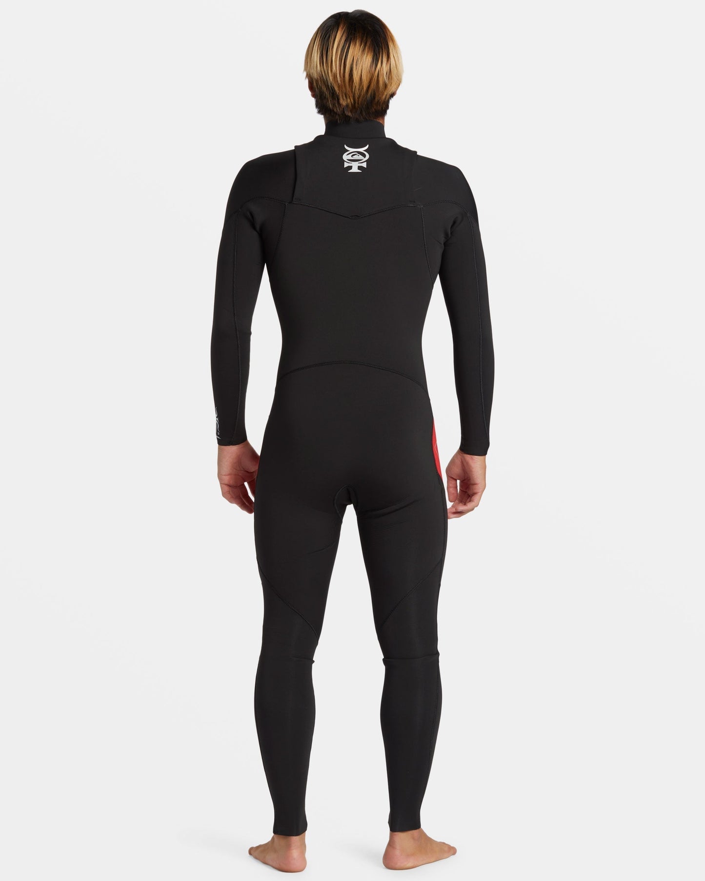 3/2mm Mercury Chest Zip GBS Wetsuit - High Risk Red High Risk Red Quick Silver