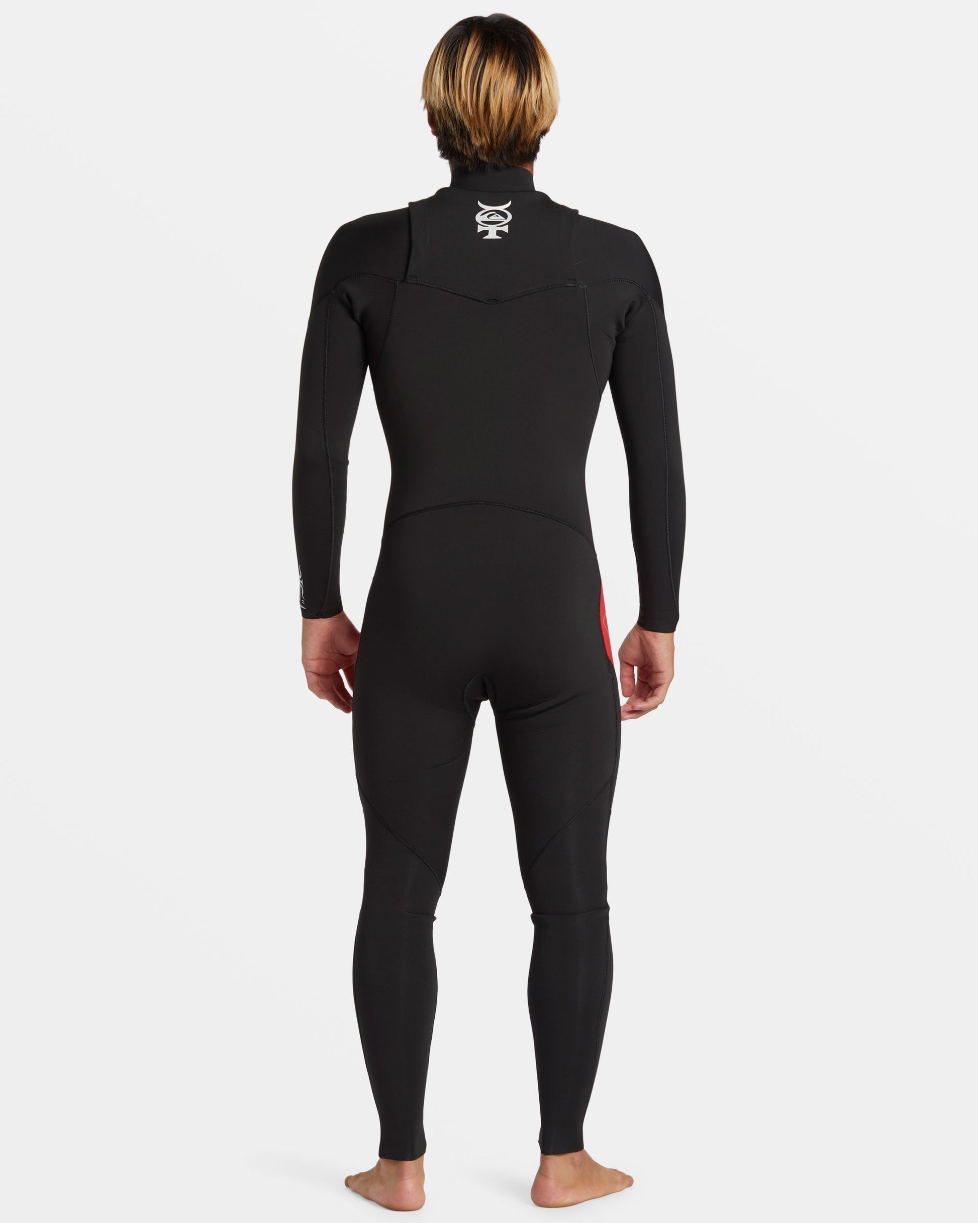 3/2mm Mercury Chest Zip GBS Wetsuit - High Risk Red High Risk Red Quick Silver