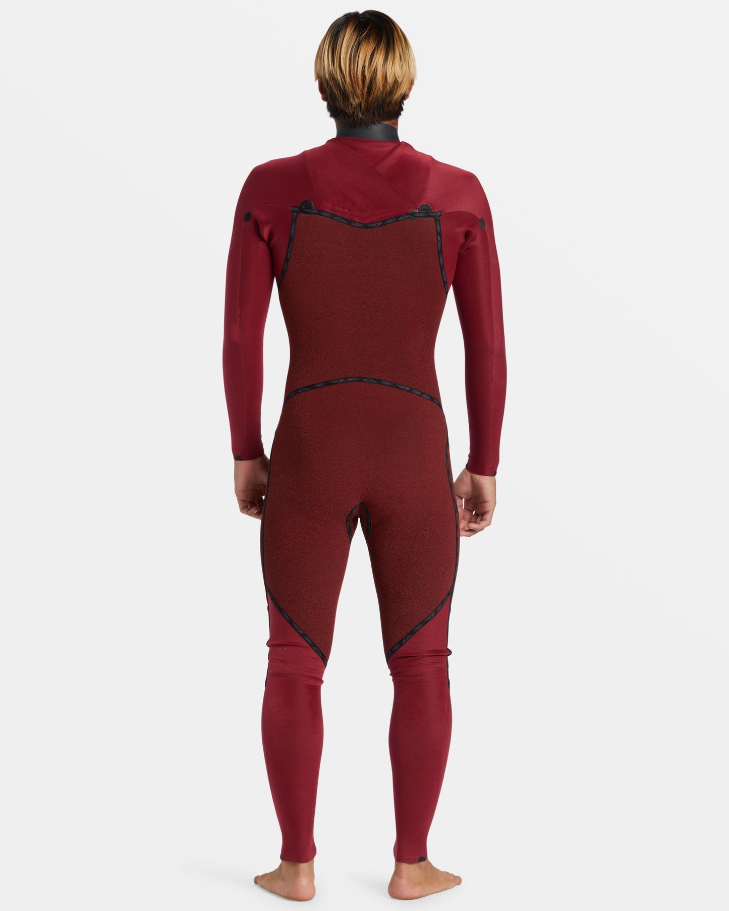 3/2mm Mercury Chest Zip GBS Wetsuit - High Risk Red High Risk Red Quick Silver