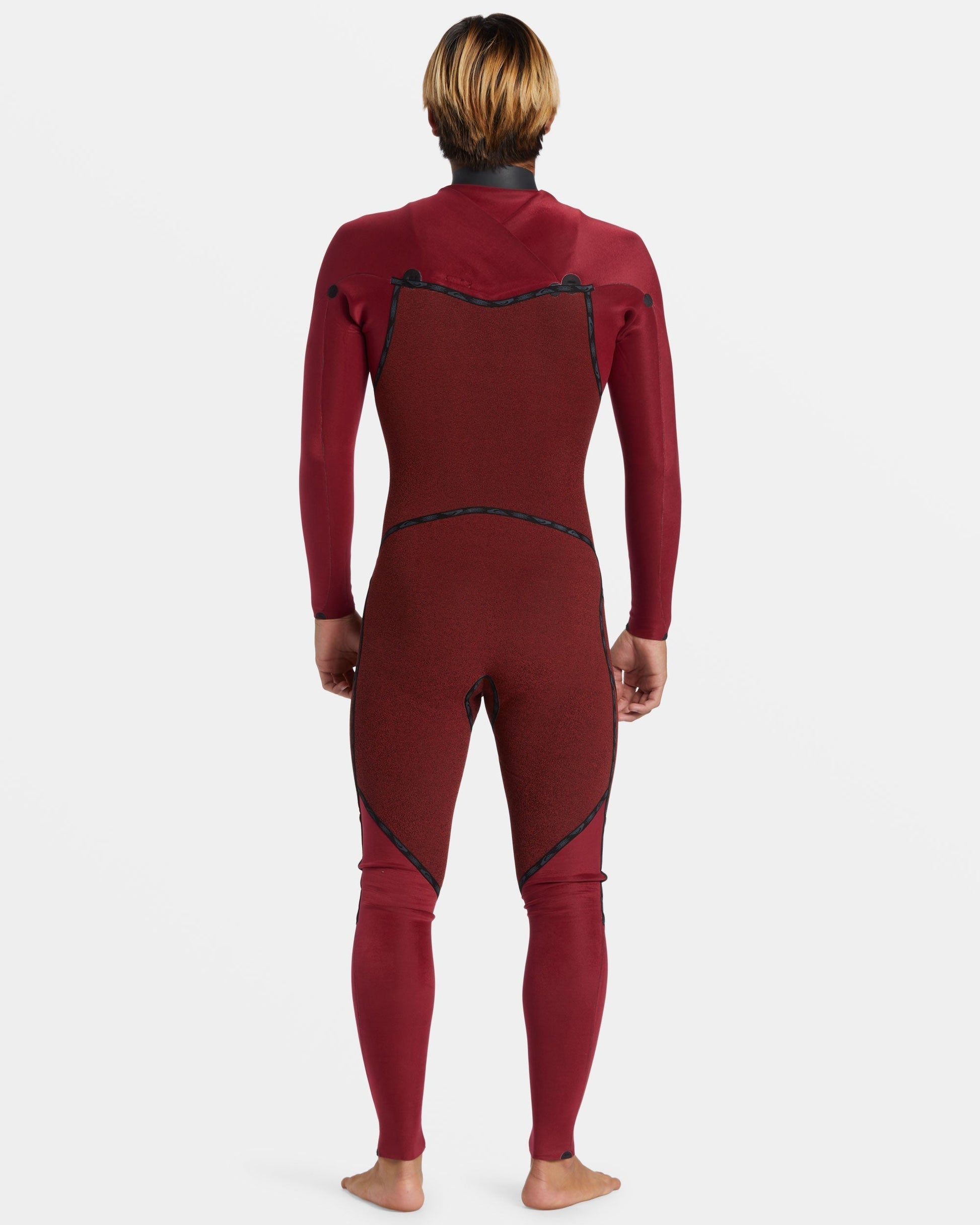 3/2mm Mercury Chest Zip GBS Wetsuit - High Risk Red High Risk Red Quick Silver
