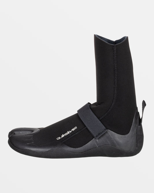 3mm Everyday Sessions Flatlock Wetsuit Boots - Black Black Quick Silver