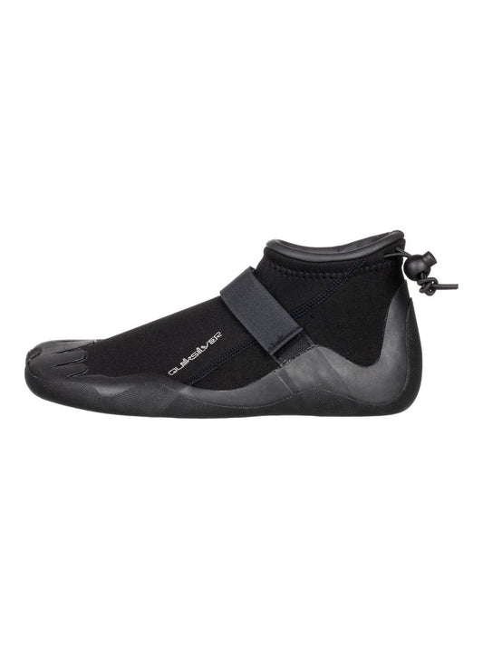 2mm Everyday Sessions Flatlock Wetsuit Boots - Black Black Quick Silver