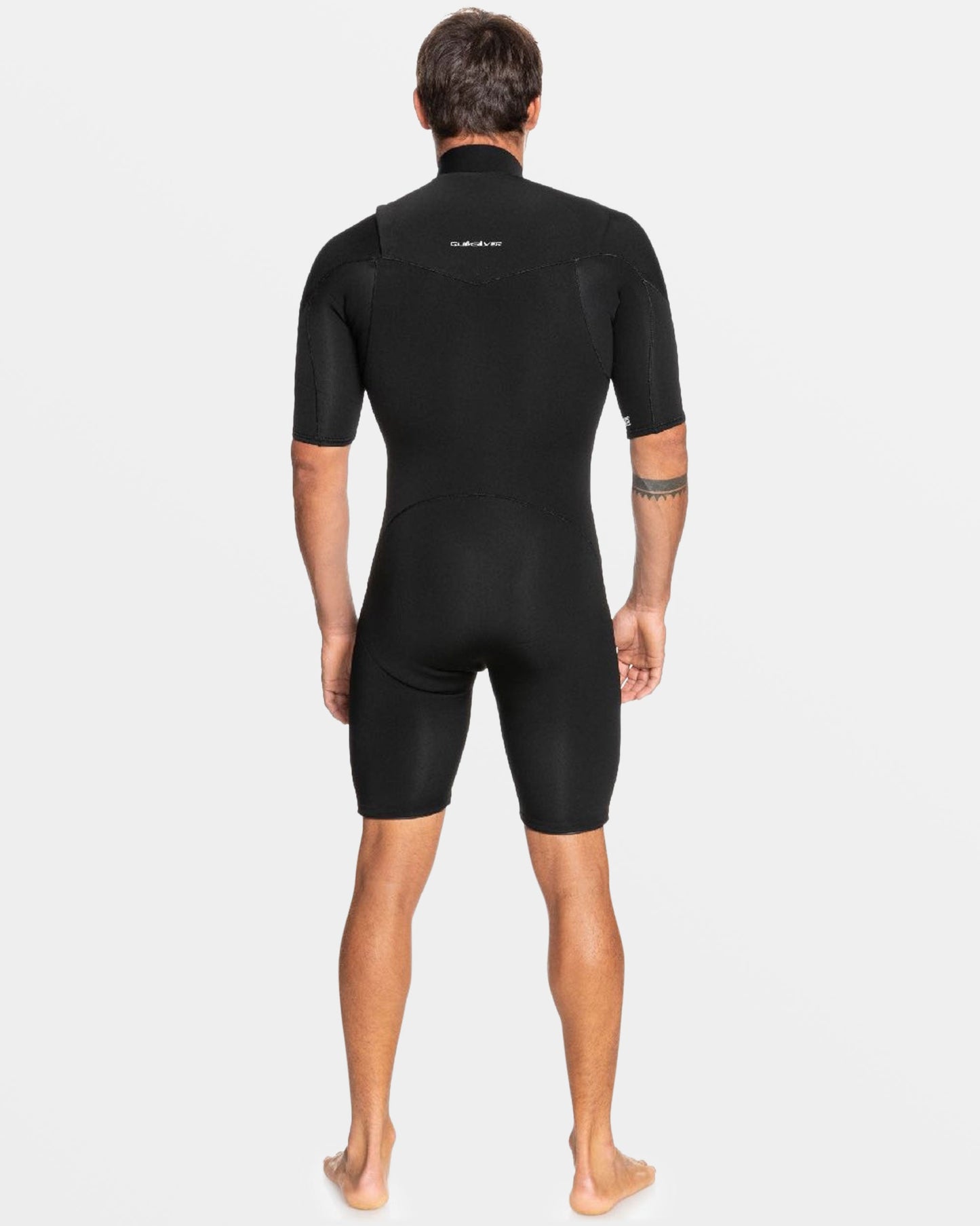 2/2mm Everyday Sessions GBS Short Sleeve Spring Suit - Black Black Quick Silver