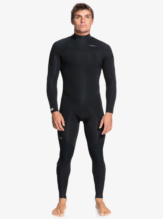 4/3mm Everyday Sessions GBS Back Zip Wetsuit - Black Black Quick Silver