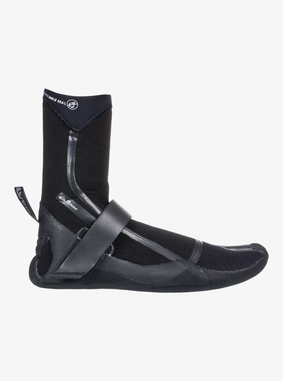 5mm Marathon Sessions GBS Split Toe Wetsuit Boots - Black Black Quick Silver