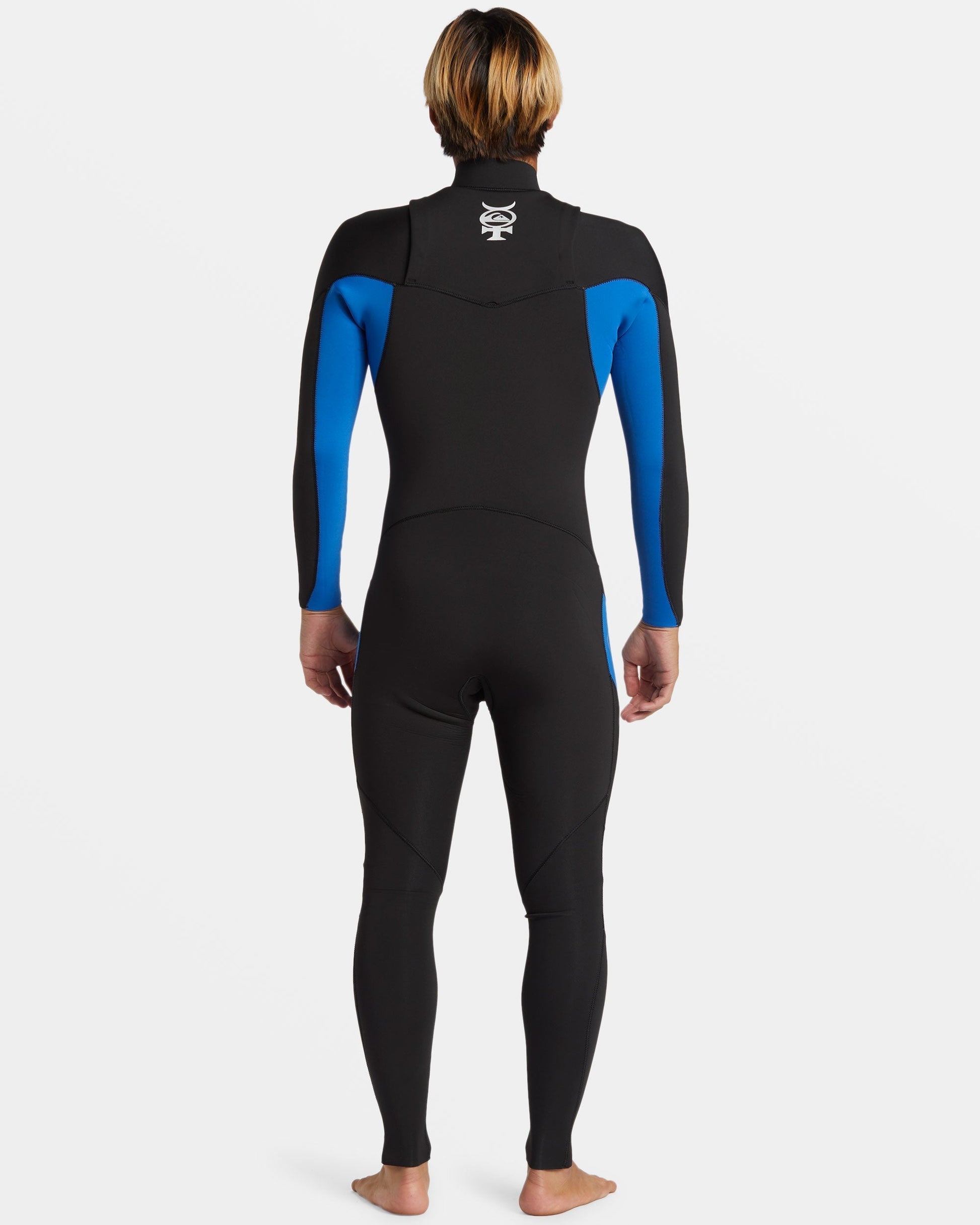 3/2mm Mercury Chest Zip GBS Wetsuit - Olympian Blue Olympian Blue Quick Silver