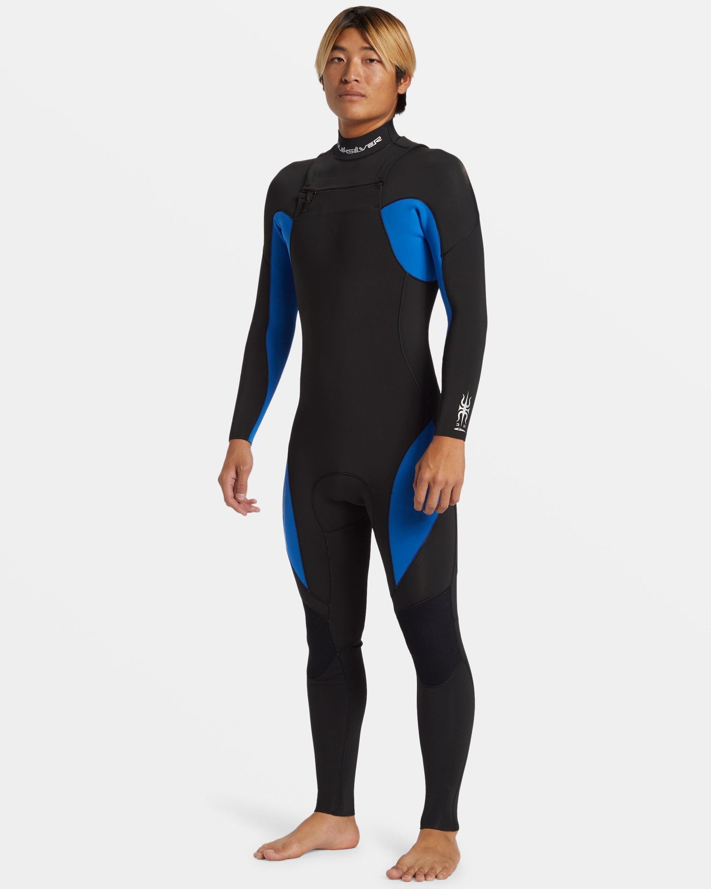 3/2mm Mercury Chest Zip GBS Wetsuit - Olympian Blue Olympian Blue Quick Silver