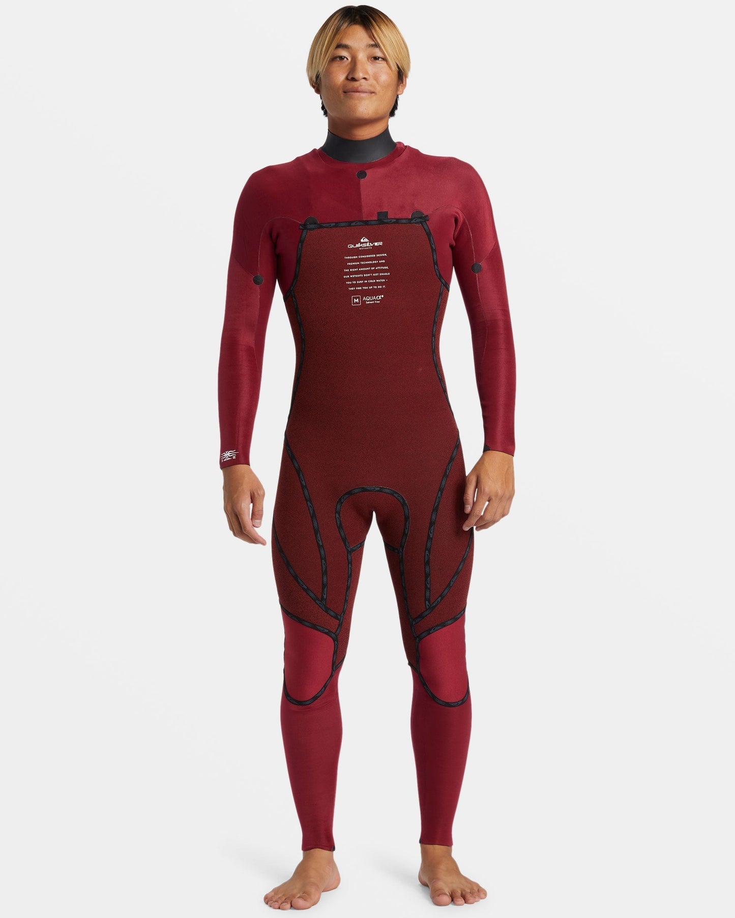 3/2mm Mercury Chest Zip GBS Wetsuit - Olympian Blue Olympian Blue Quick Silver