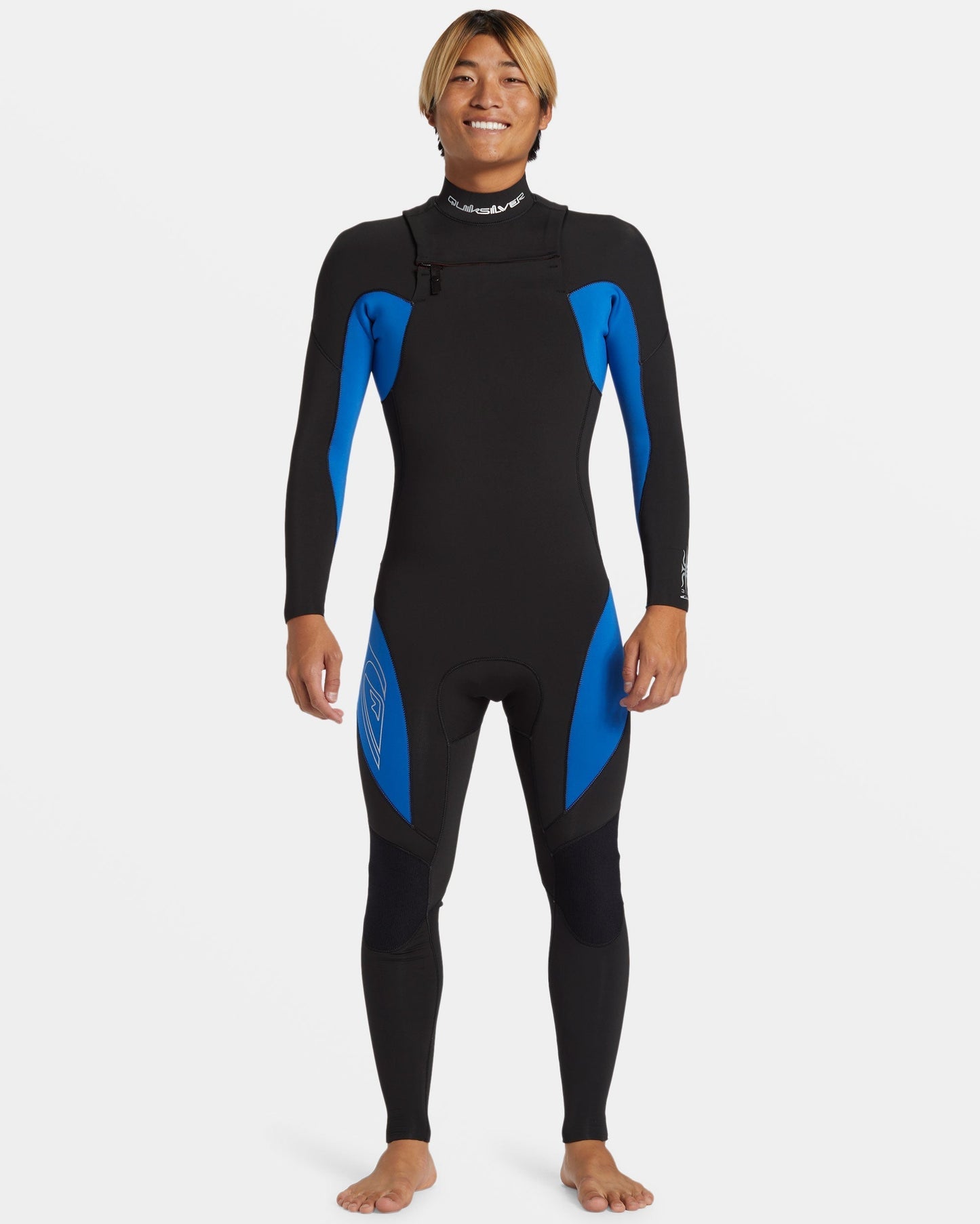 4/3mm Mercury Chest Zip GBS Wetsuit - Olympian Blue Olympian Blue Quick Silver