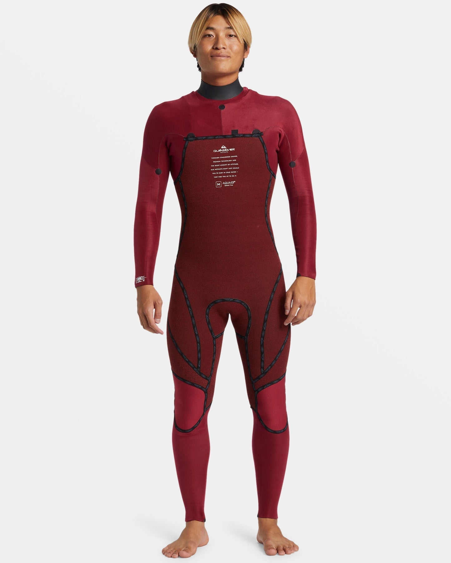 4/3mm Mercury Chest Zip GBS Wetsuit - Olympian Blue Olympian Blue Quick Silver