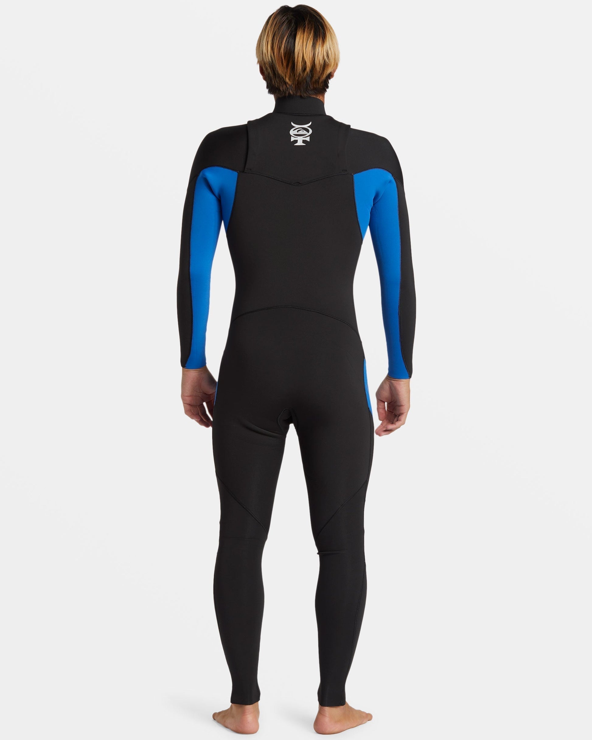 4/3mm Mercury Chest Zip GBS Wetsuit - Olympian Blue Olympian Blue Quick Silver