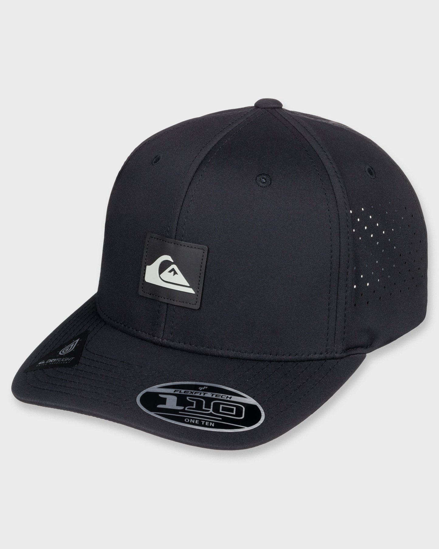 Adapted Flexfit Hat - Black Black Quick Silver