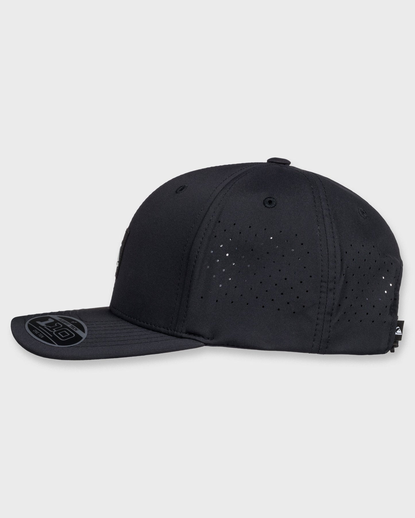 Adapted Flexfit Hat - Black Black Quick Silver