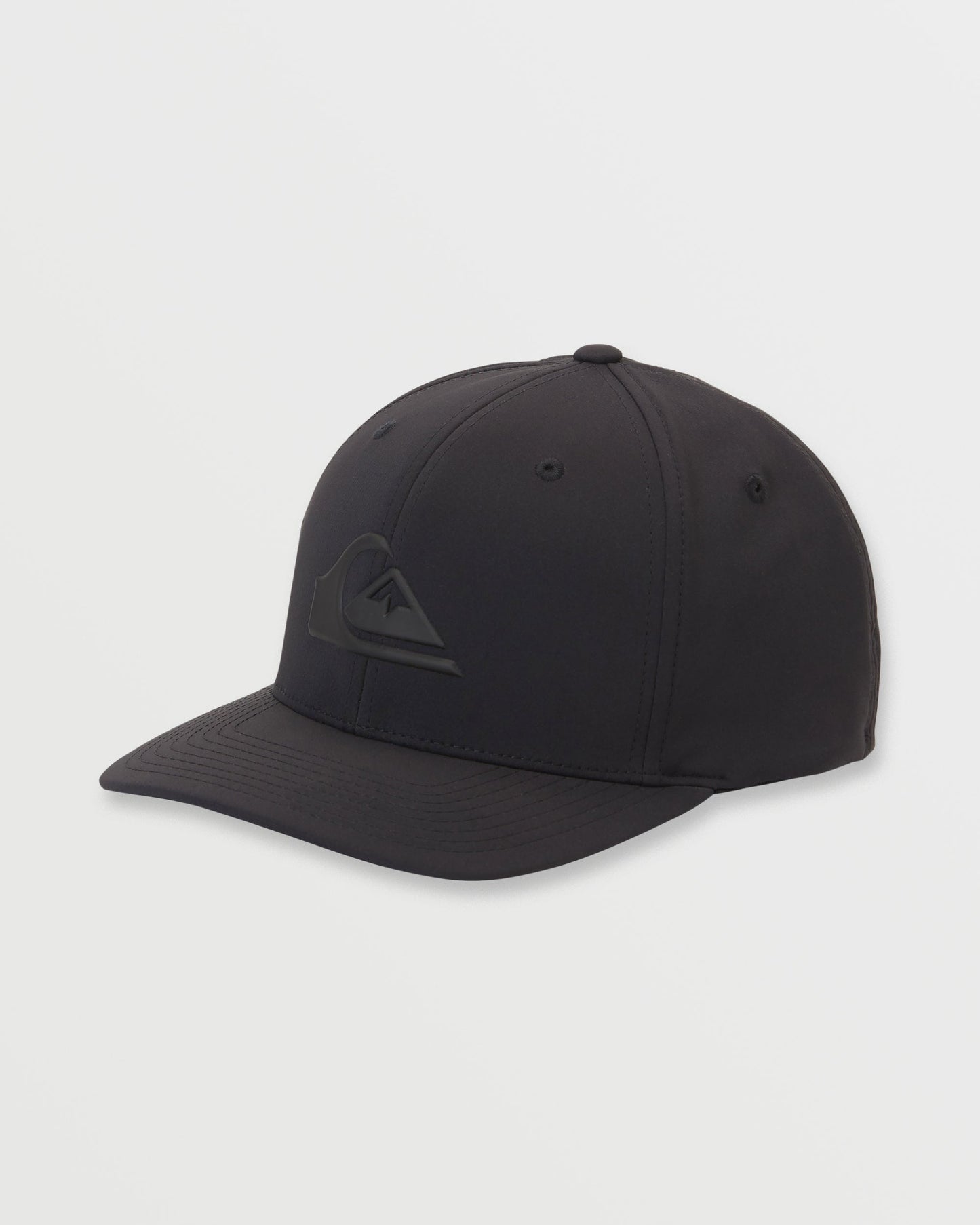 Amped Up Flexifit Hat - True Black True Black Quick Silver