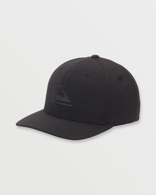 Amped Up Flexifit Hat - True Black True Black Quick Silver