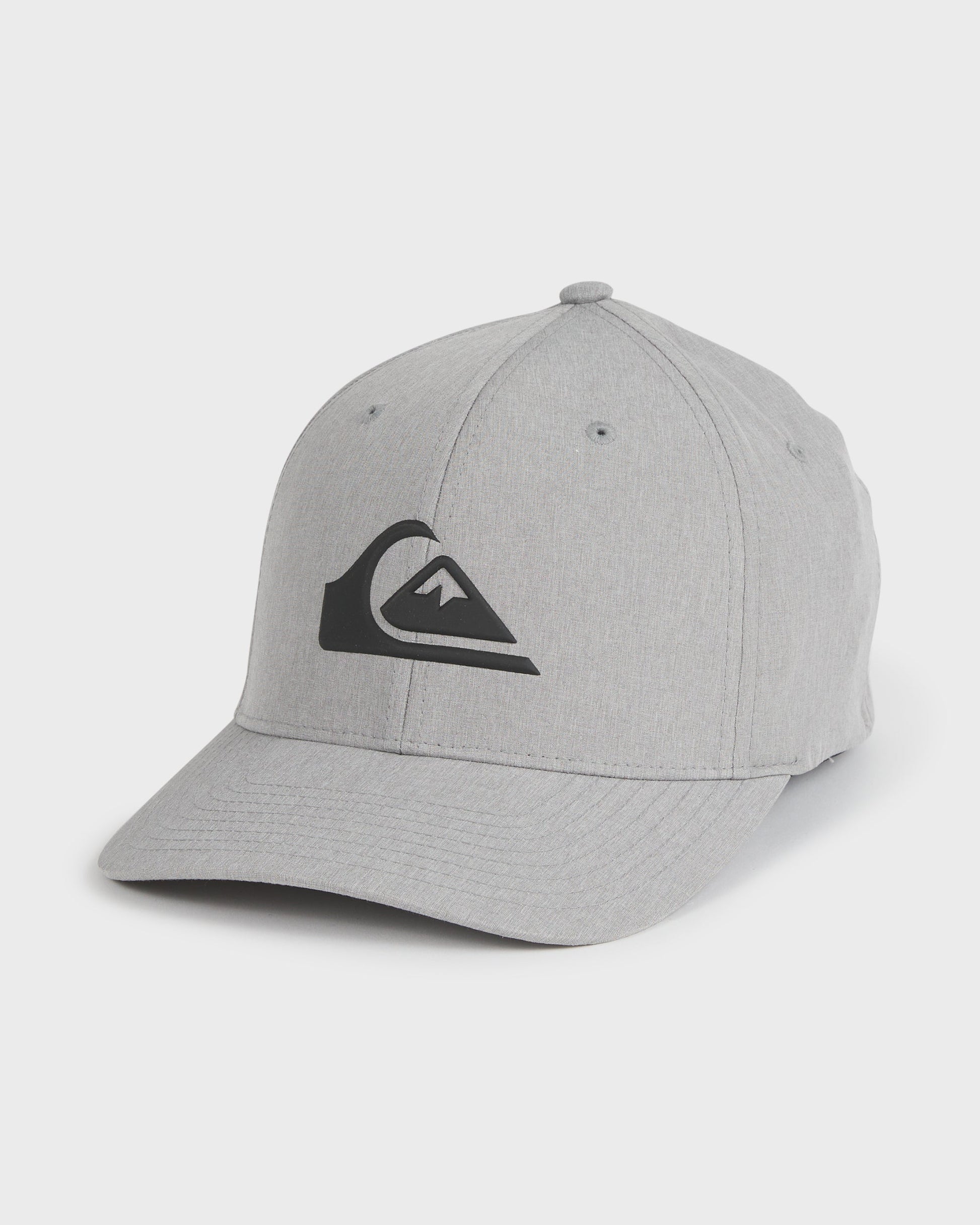 Amped Up Flexifit Hat - Sleet Gray Heather Sleet Gray Heather Quick Silver